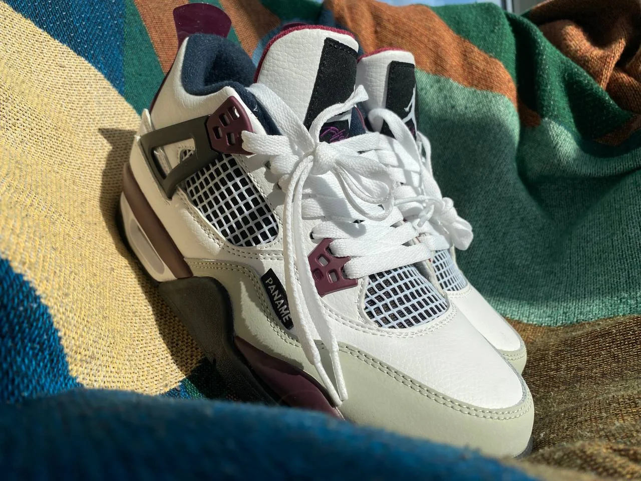 Nike Air Jordan 4 PSG / Найк Аир Джордан 4 / Кроссовки Женские - миниатюра 7