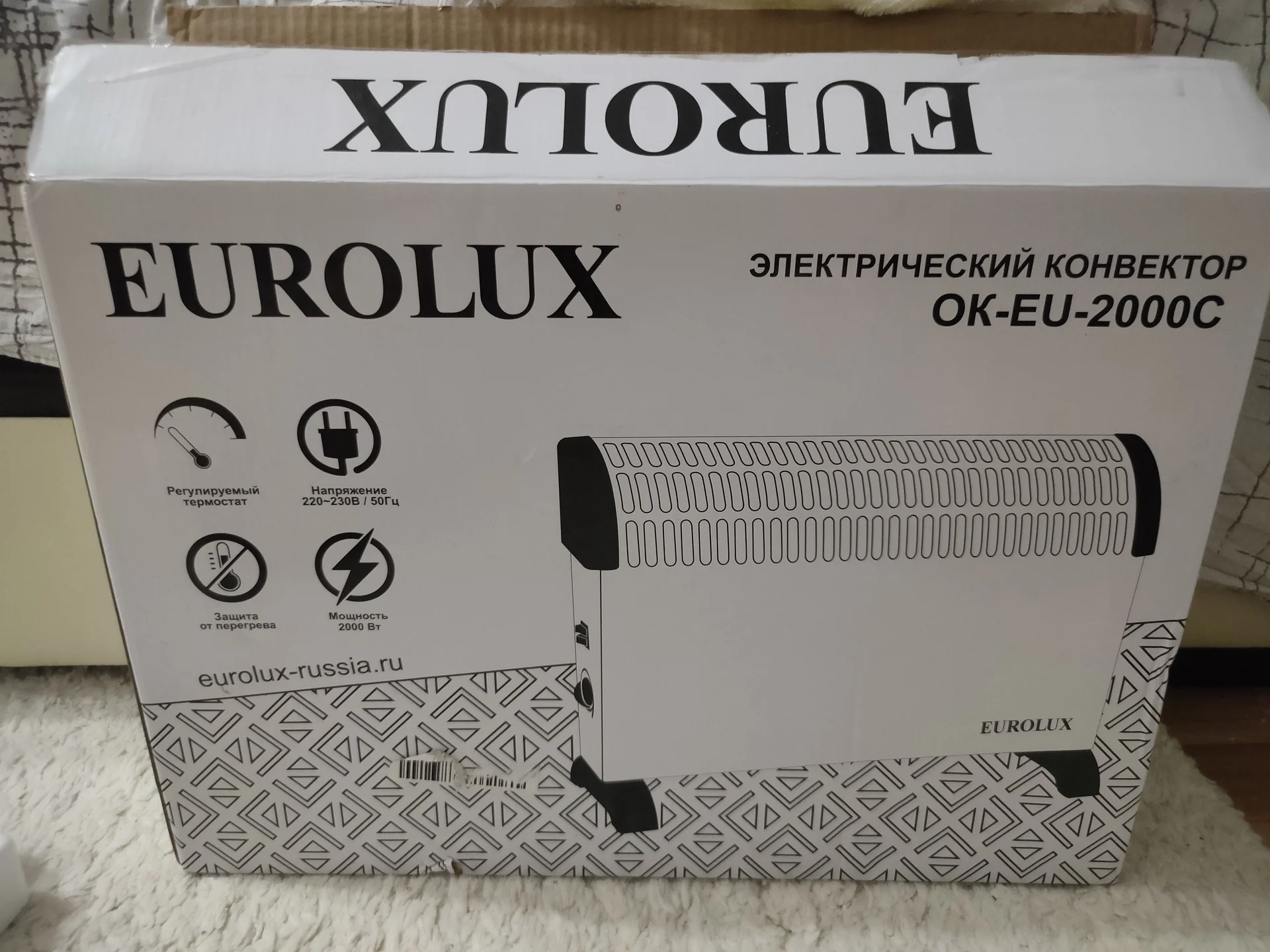 Конвекторный обогреватель Eurolux - миниатюра 4