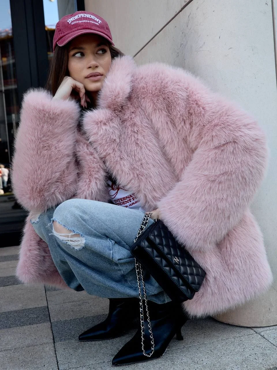 Длинная шуба оверсайз tiamolook. Новая - миниатюра 14