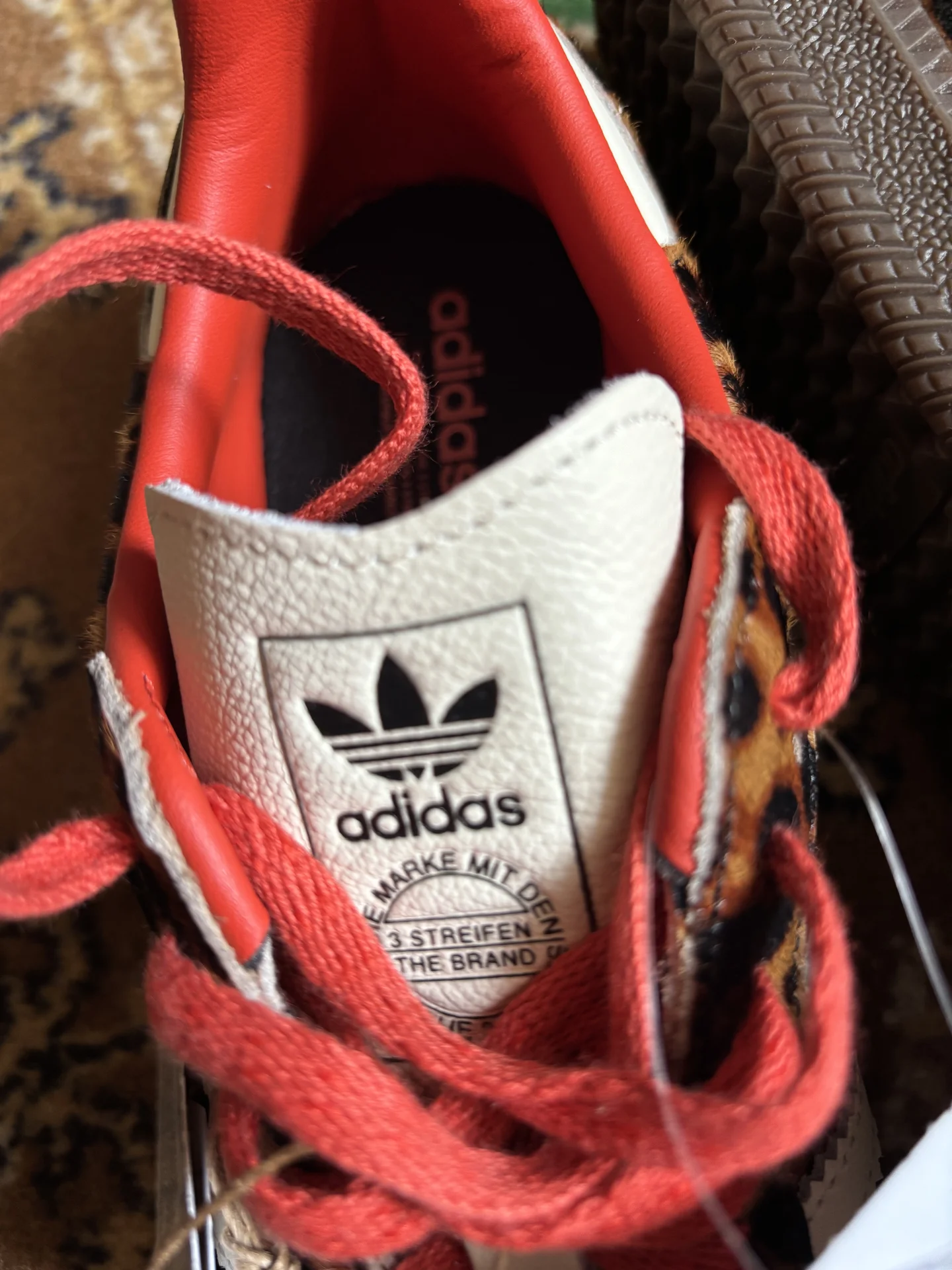 Кроссовки кеды Adidas леопардовые - миниатюра 2