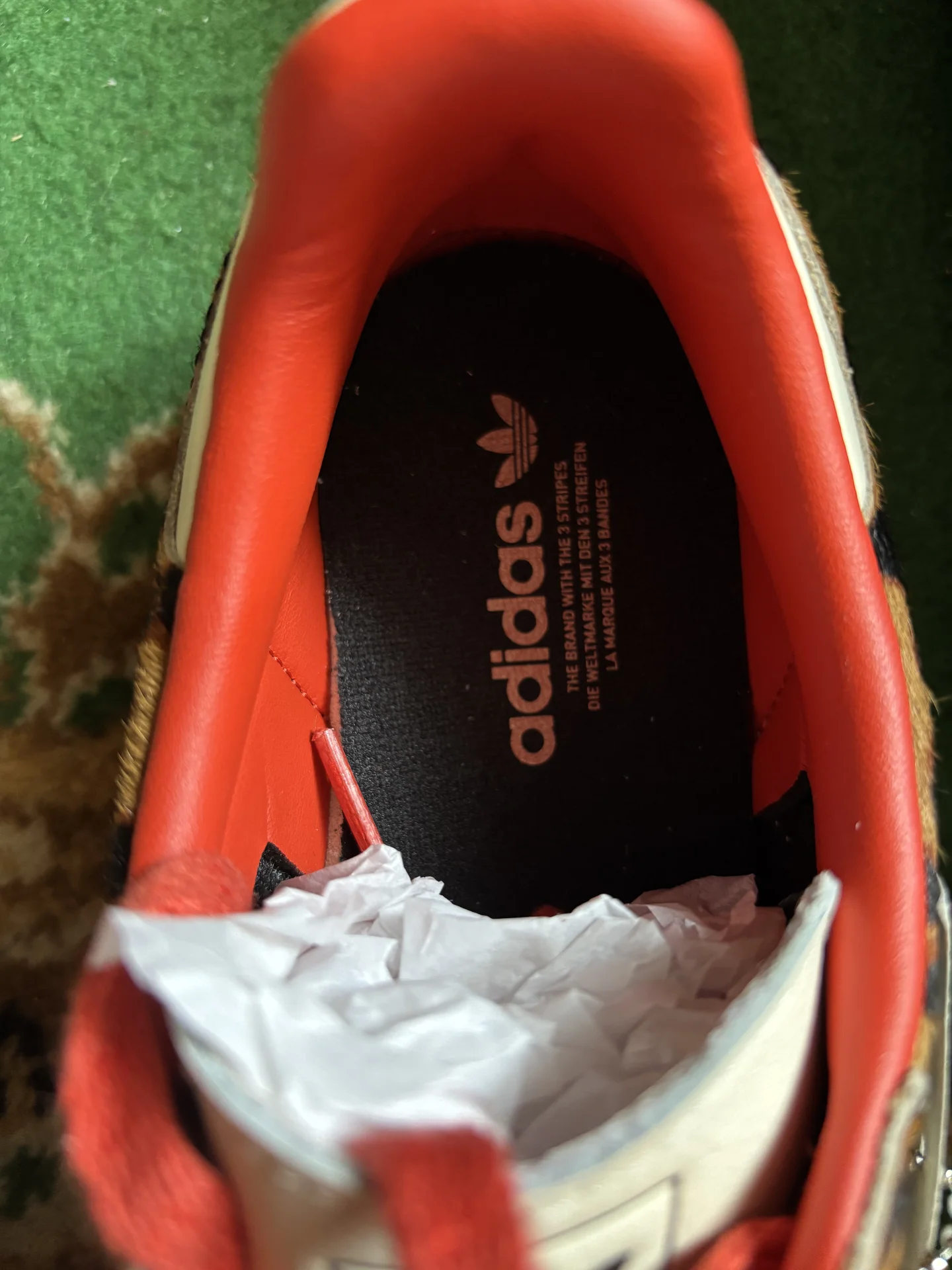 Кроссовки кеды Adidas леопардовые - миниатюра 3