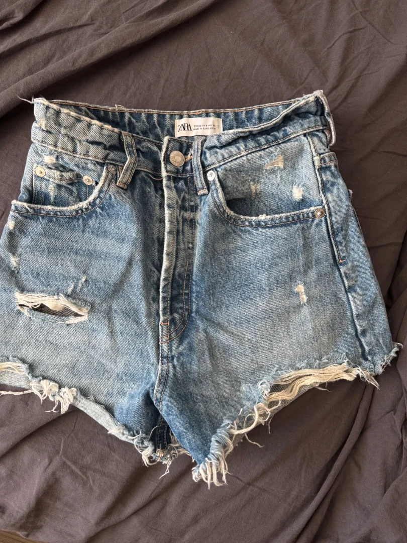Шорты Zara высокая талия XS