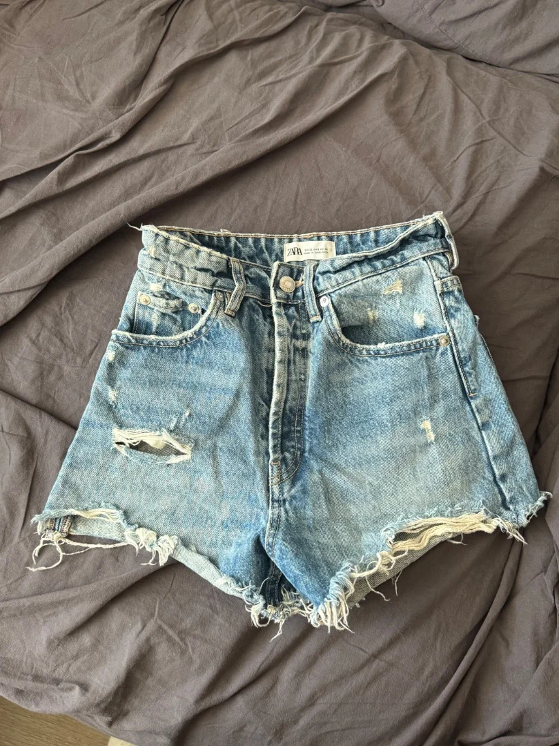 Шорты Zara высокая талия XS - миниатюра 2