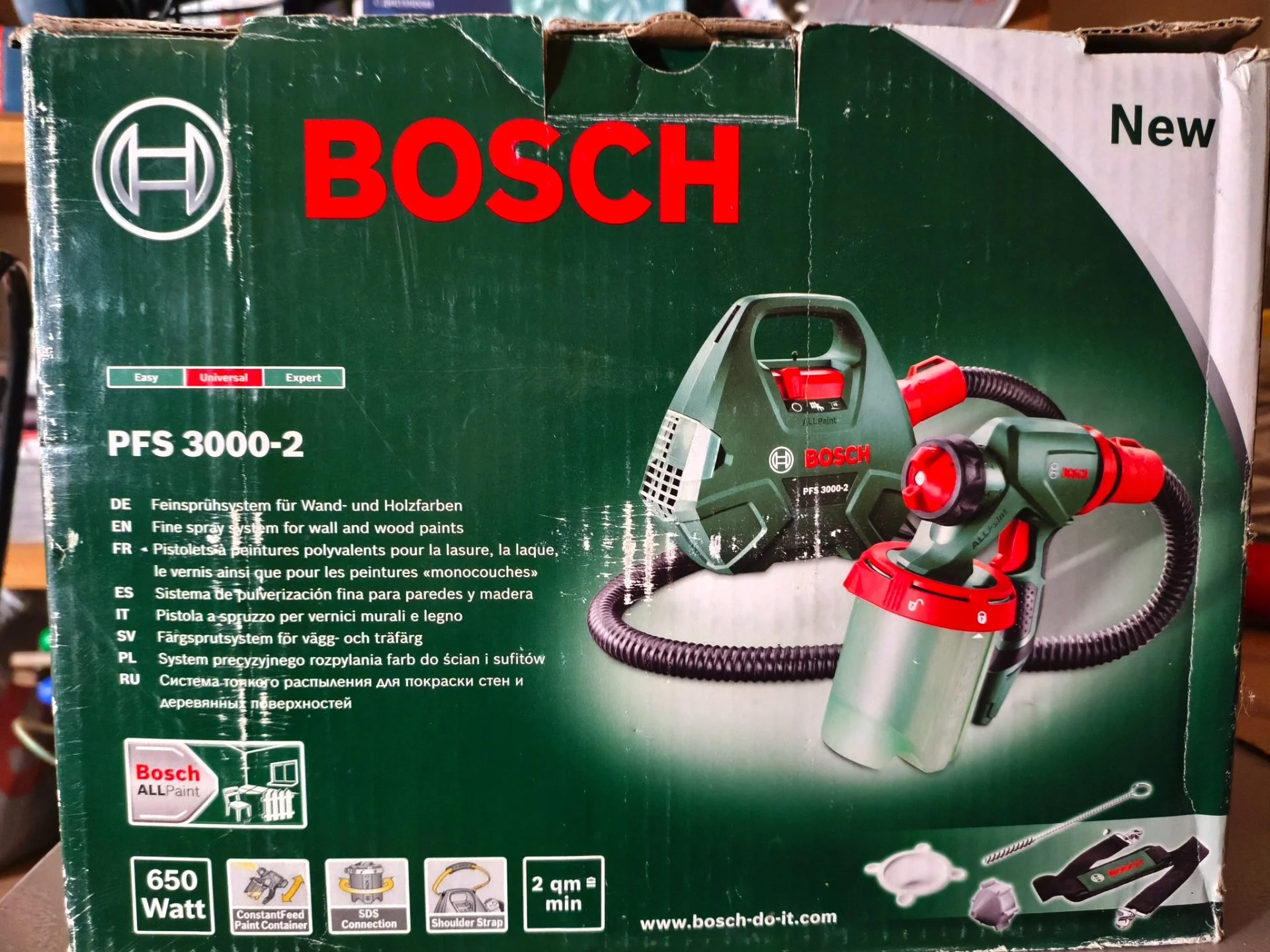 Bosch PFS 3000 краскопульт - миниатюра 2