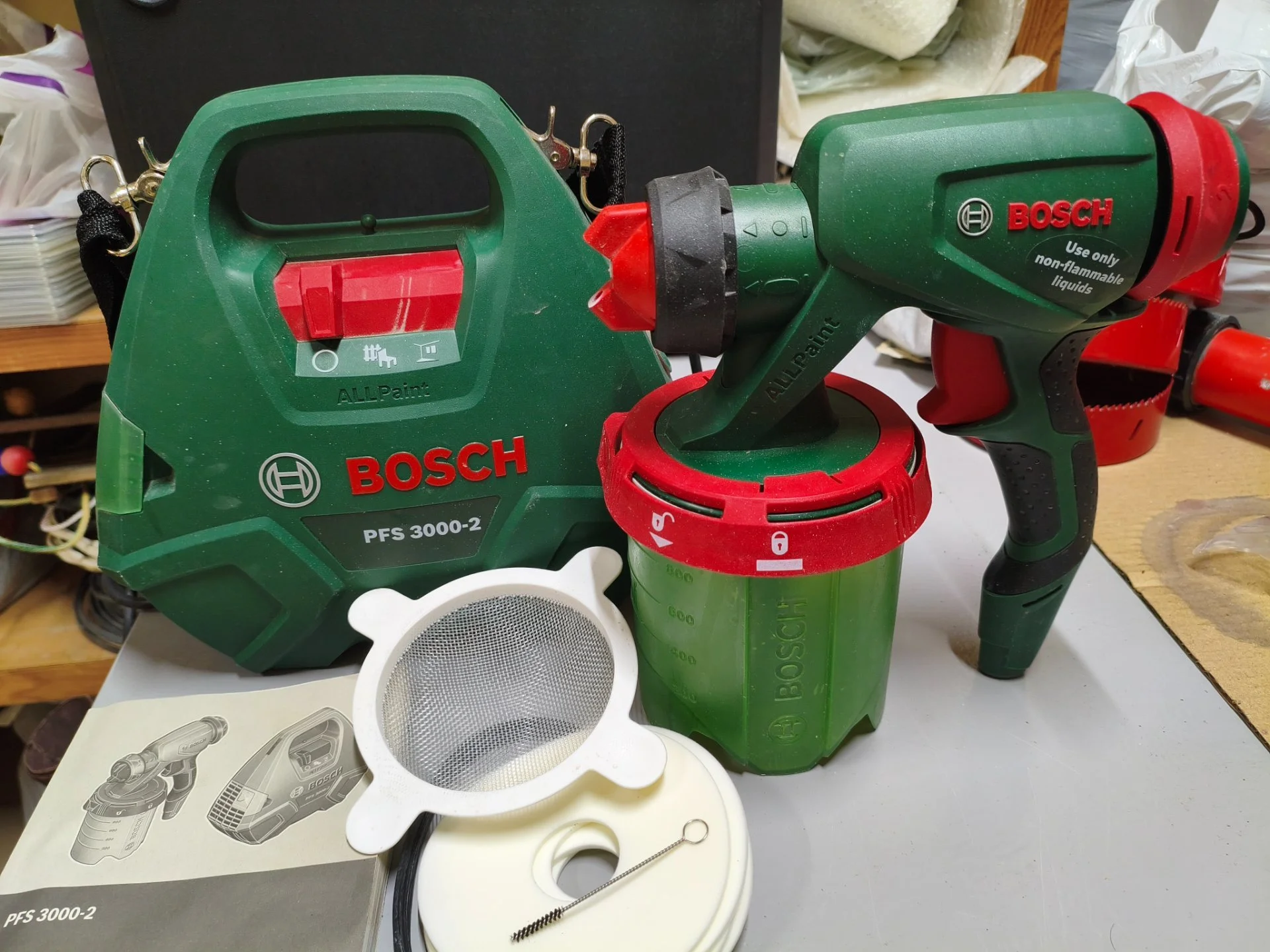 Bosch PFS 3000 краскопульт - миниатюра 3