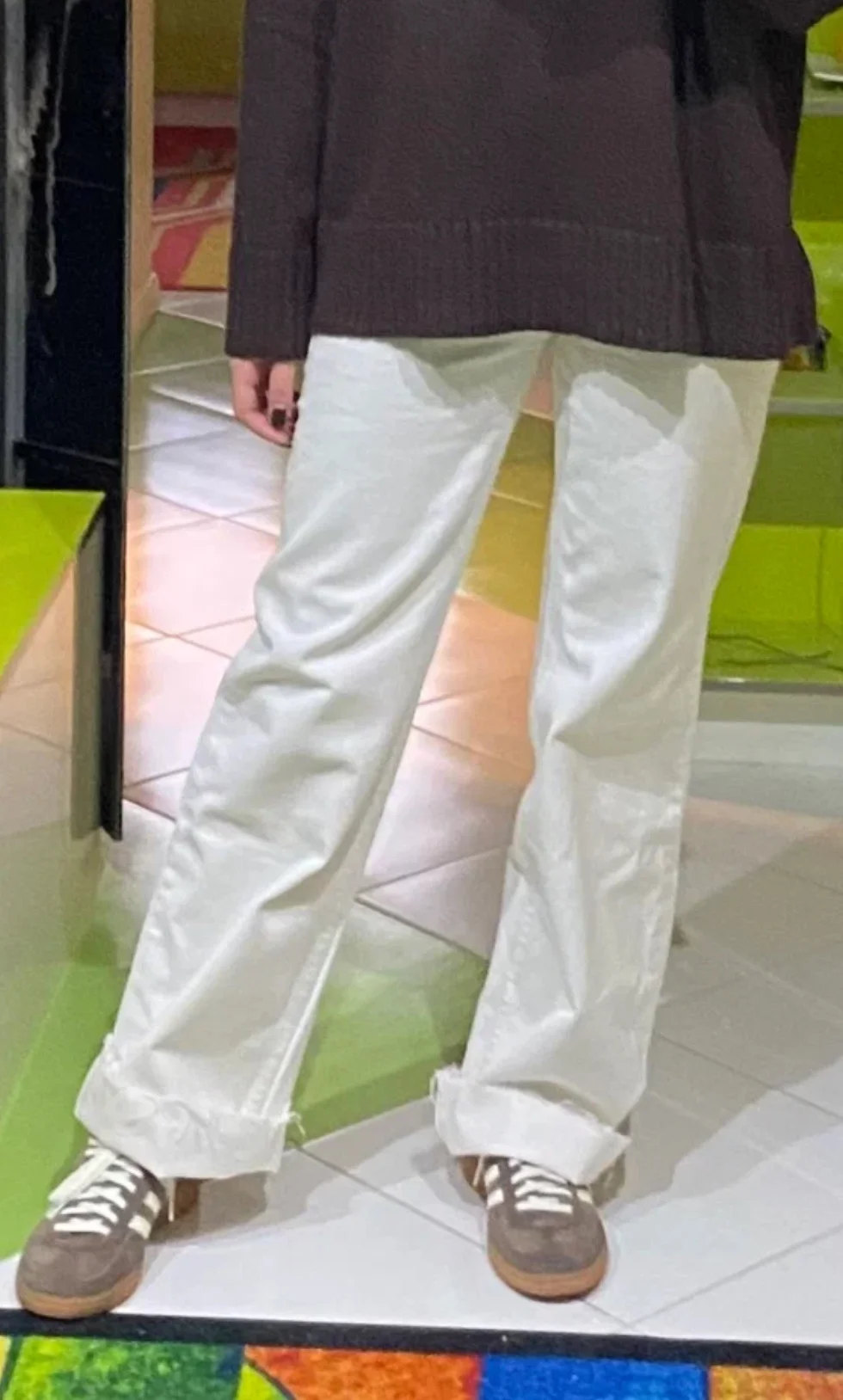 Джинсы Lime straight 36 белые - миниатюра 6