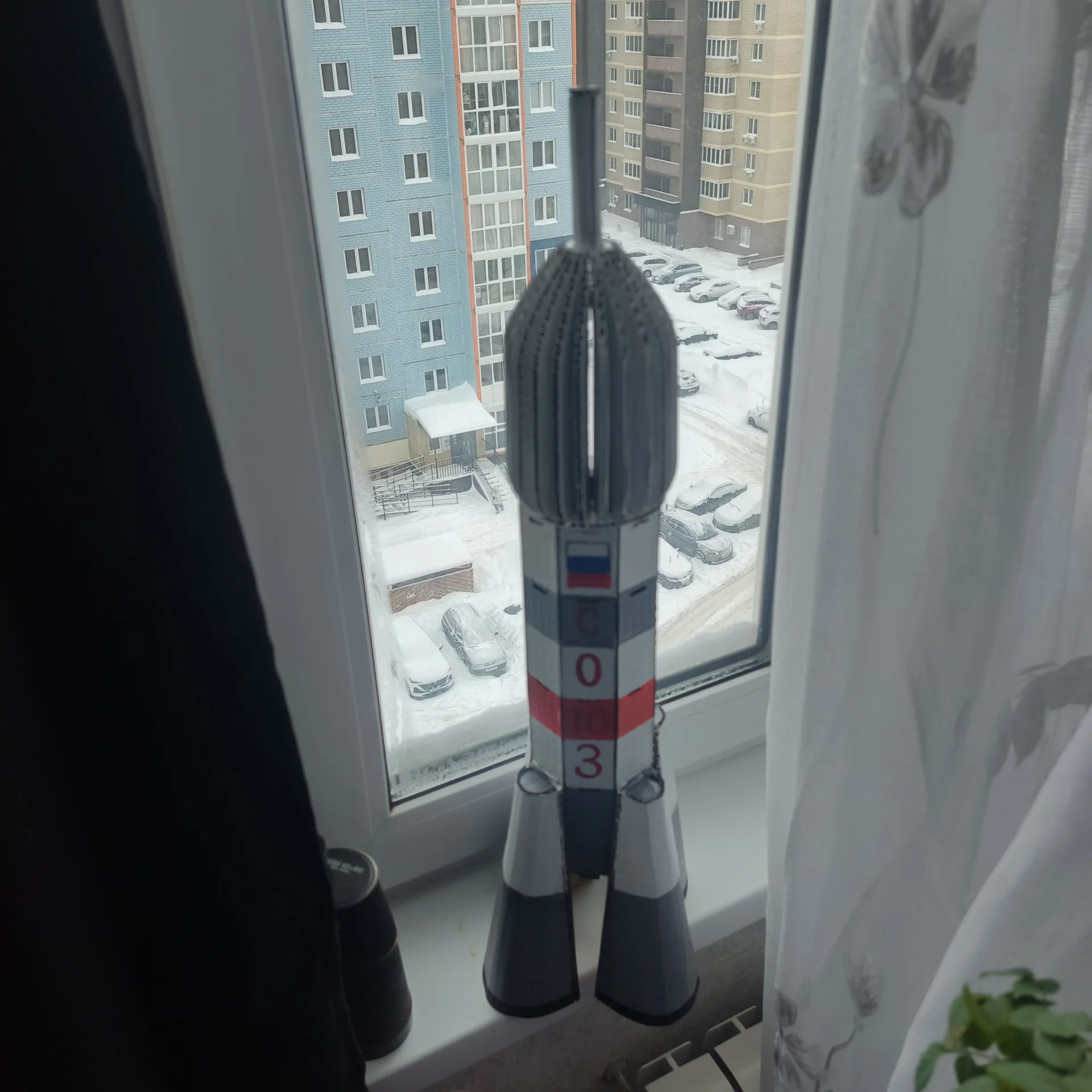 Поделка ракета 70 см - миниатюра 3