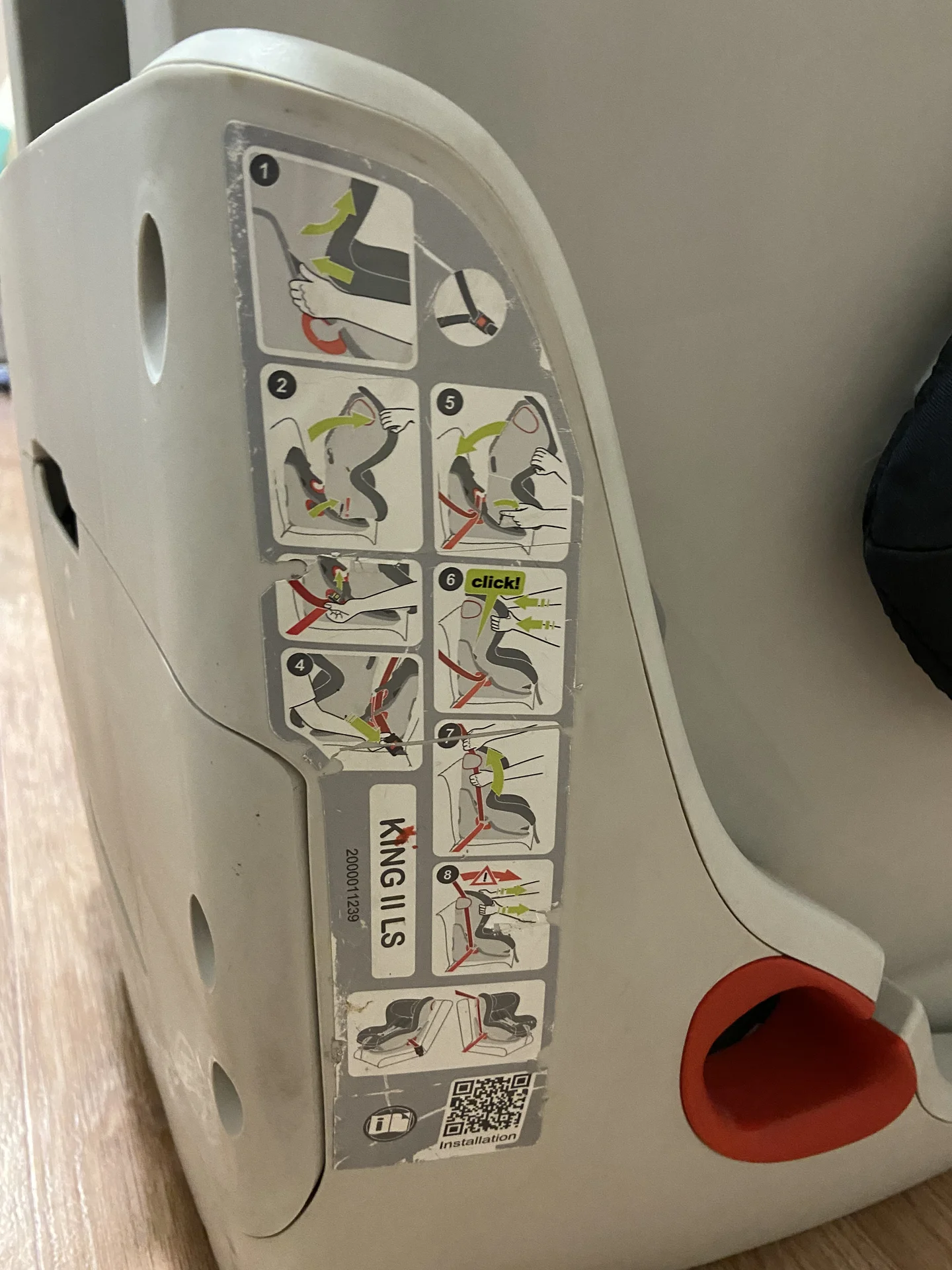 Автомобильное кресло britax romer king 2 - миниатюра 5