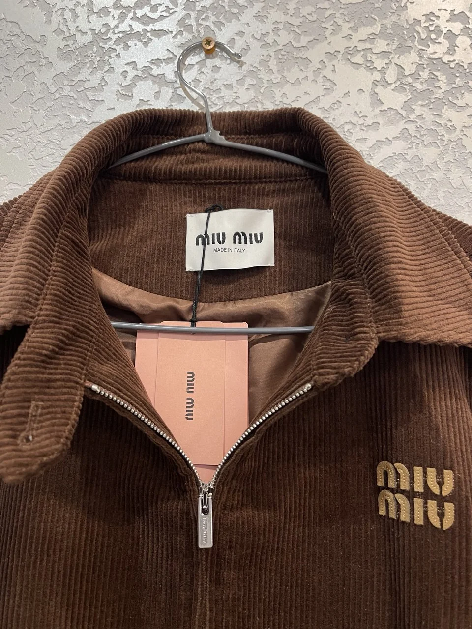 Куртка бомбер вельветовая MIU MIU р. 42–46 - миниатюра 2