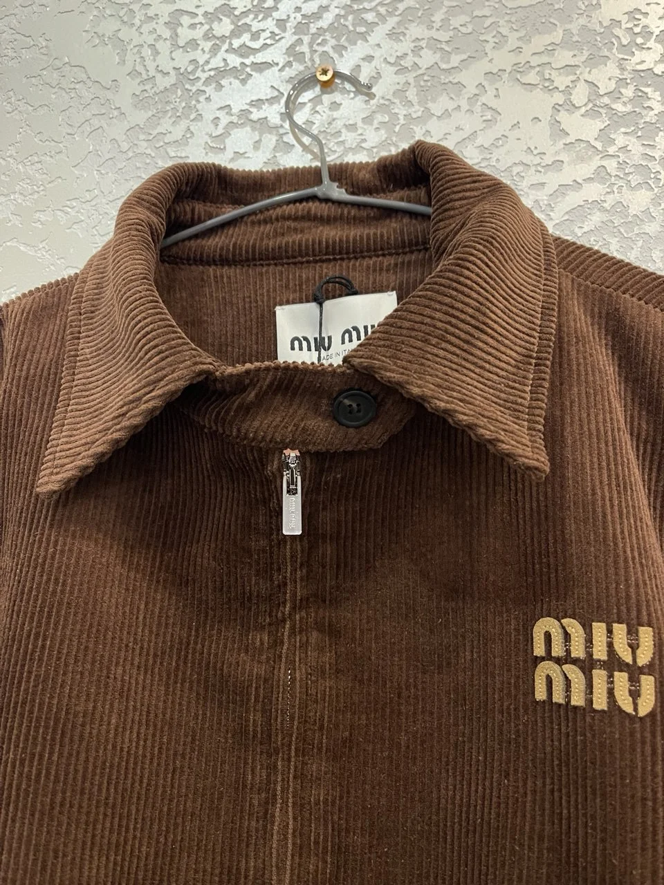 Куртка бомбер вельветовая MIU MIU р. 42–46 - миниатюра 4