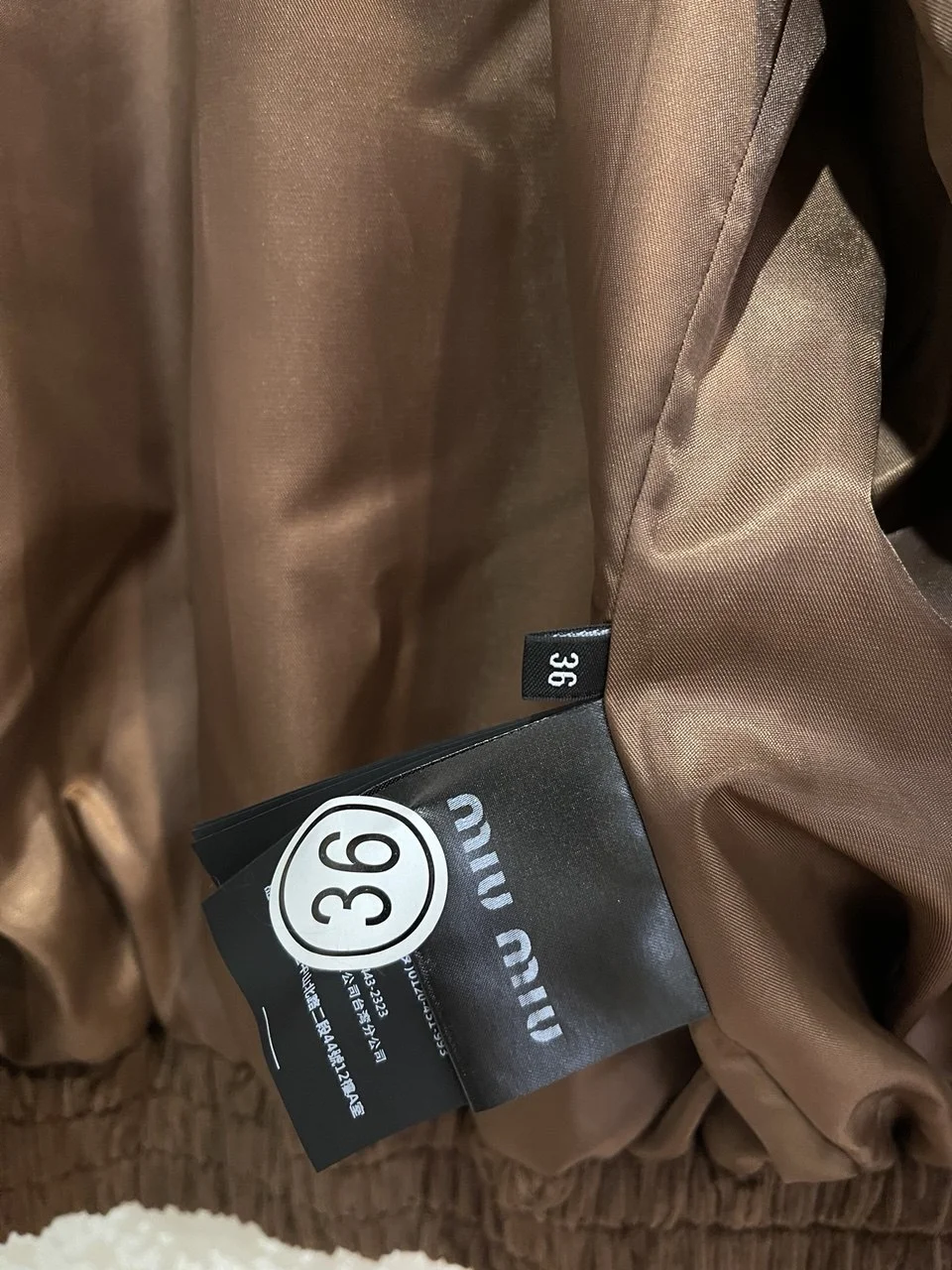 Куртка бомбер вельветовая MIU MIU р. 42–46 - миниатюра 8