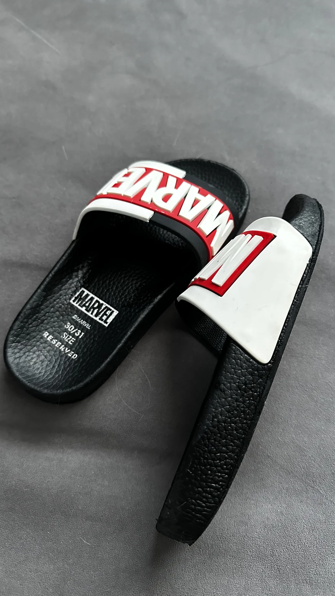 слайдеры - тапочки детские 30-31 MARVEL Reserved - миниатюра 4