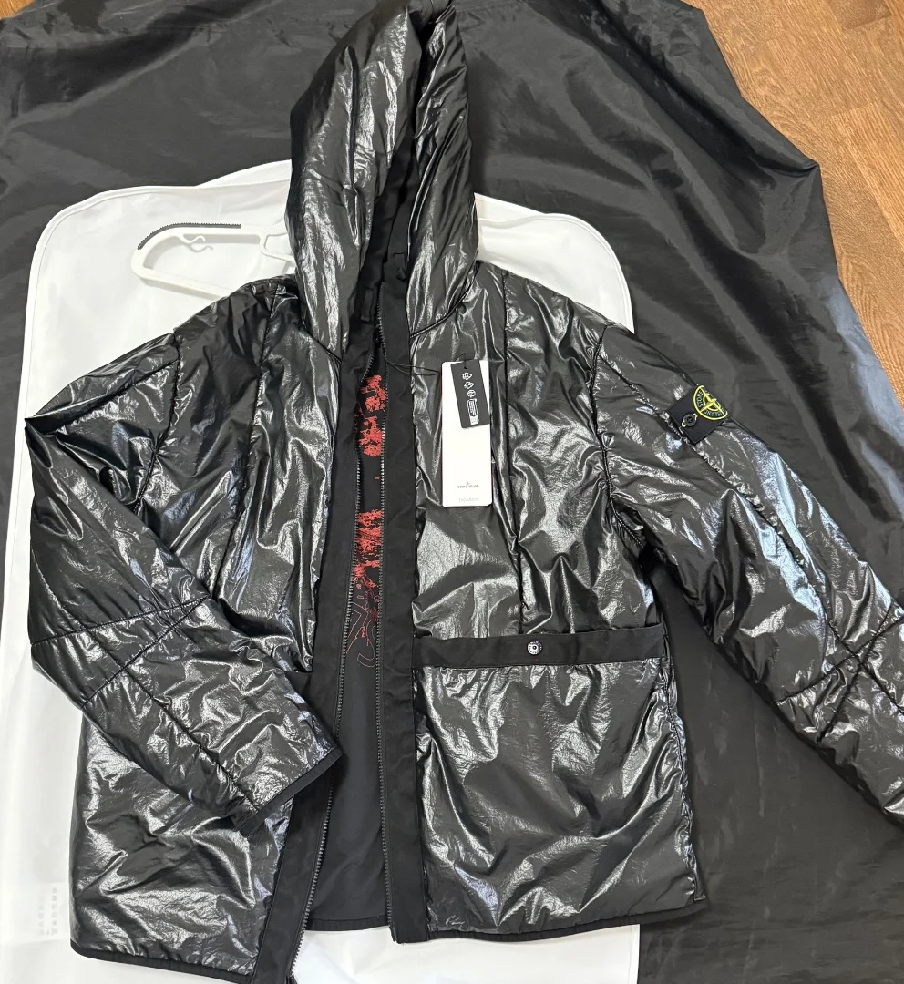 Stone Island двусторонняя  мужская куртка оригинал - миниатюра 3