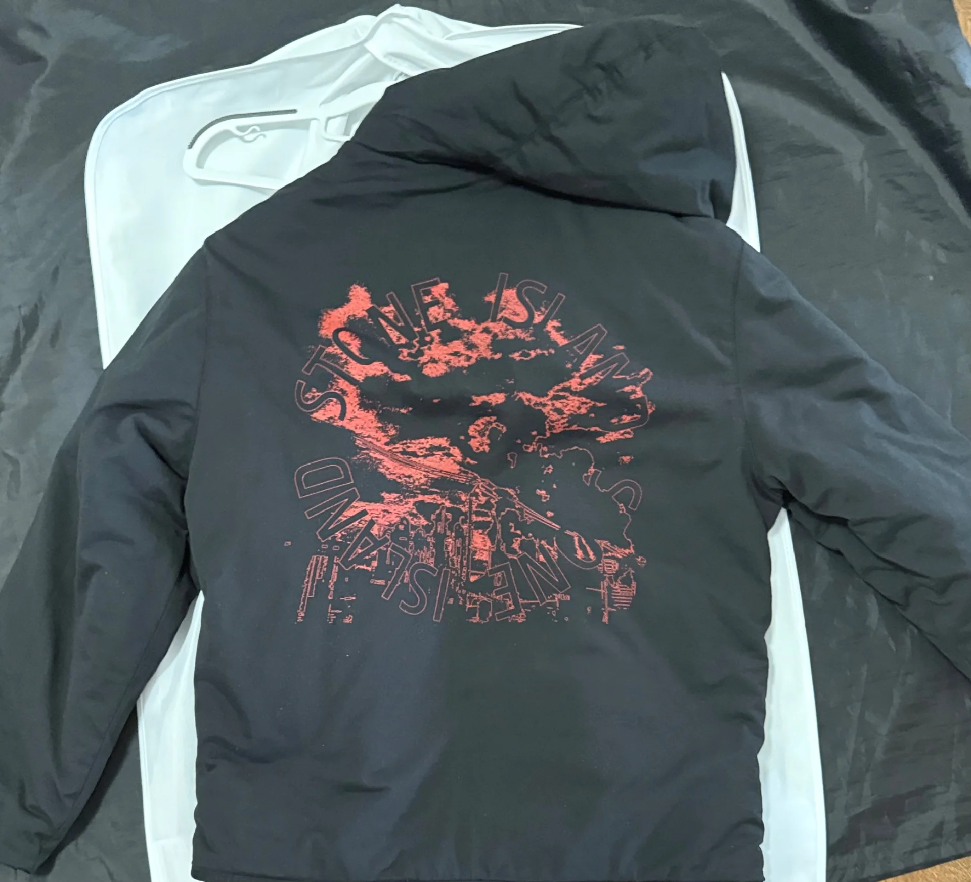 Stone Island двусторонняя  мужская куртка оригинал - миниатюра 5