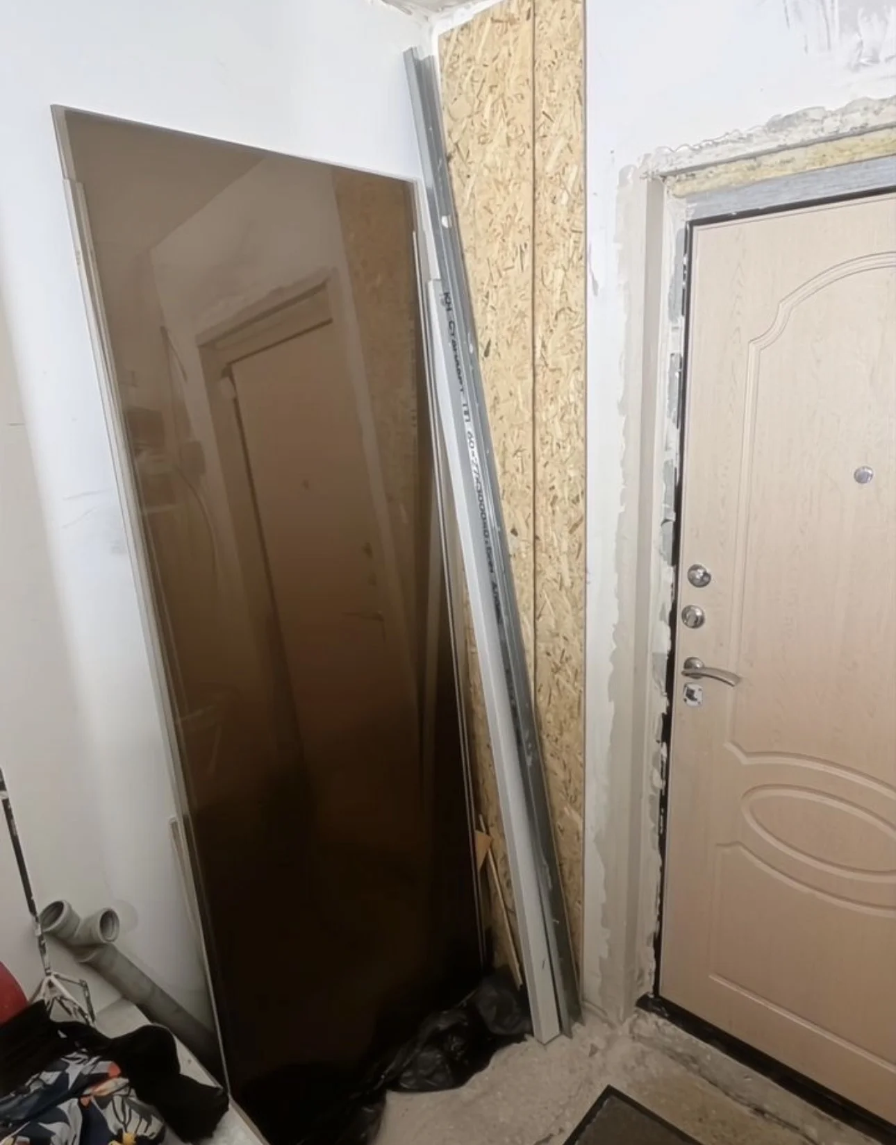 Двери из стекла каленого,тонированные,2 шт - изображение 1