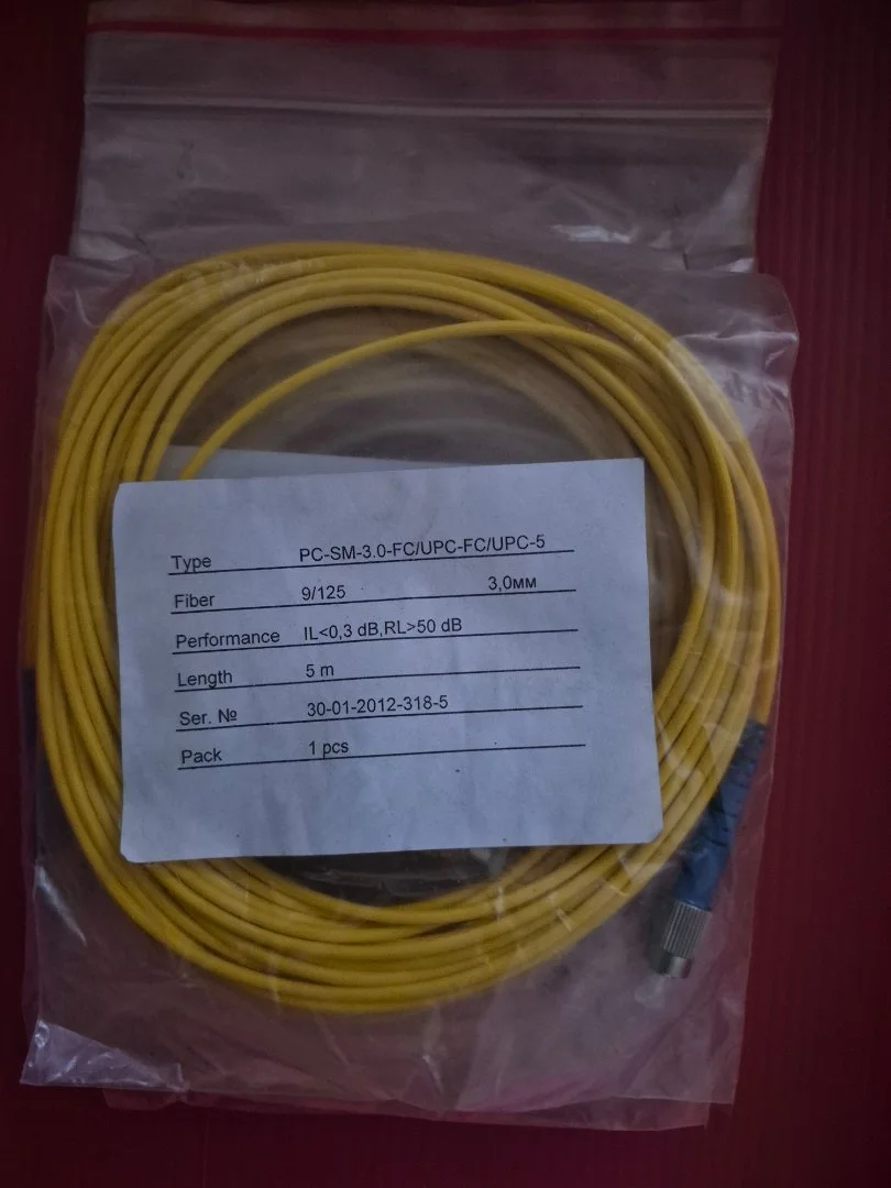 Оптический патч-корд (соединительный шнур) LaserCords FC-LC SM Simplex 3мм Патч-корд --2м - миниатюра 14