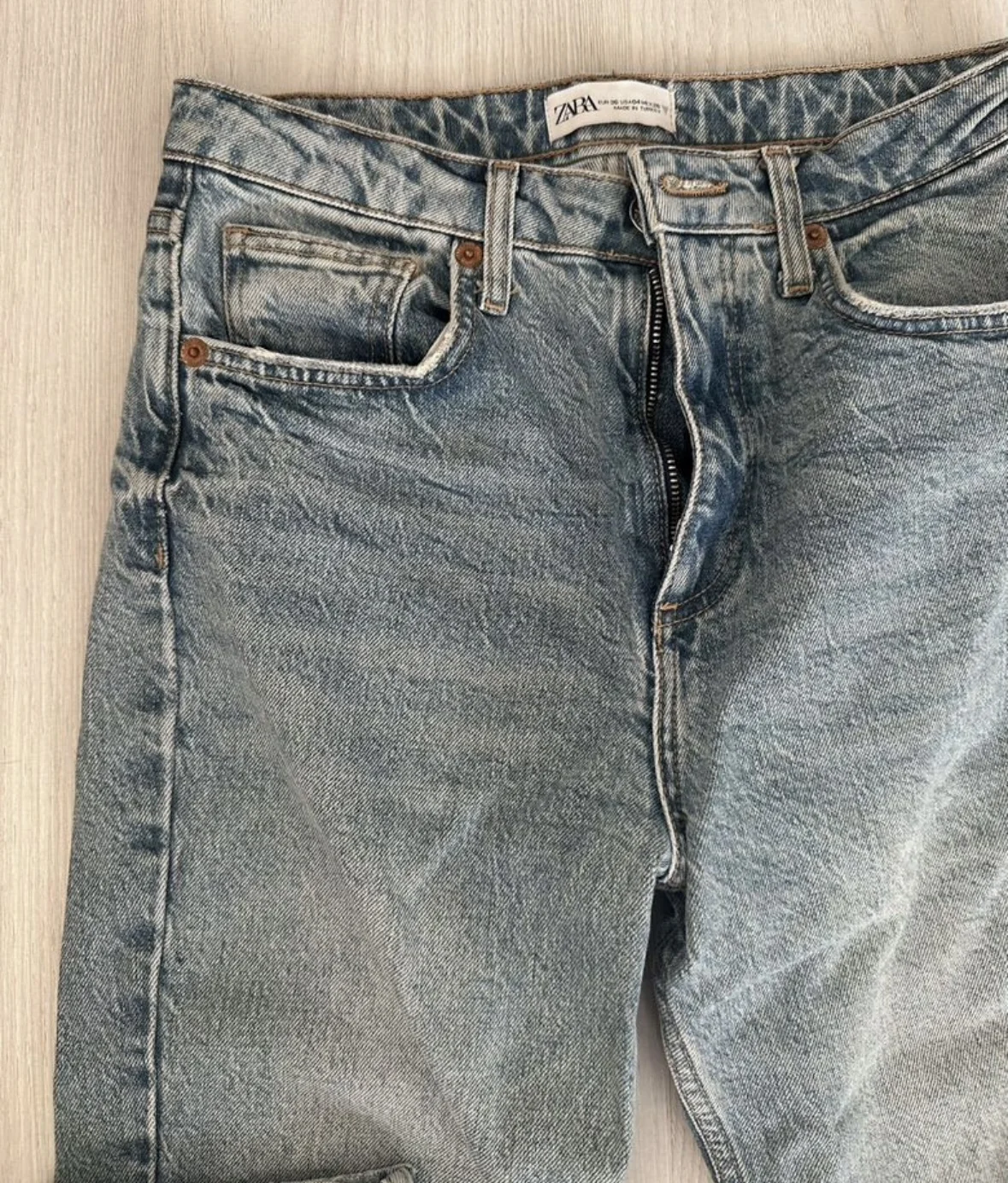 Джинсы zara mom fit 36 - миниатюра 2
