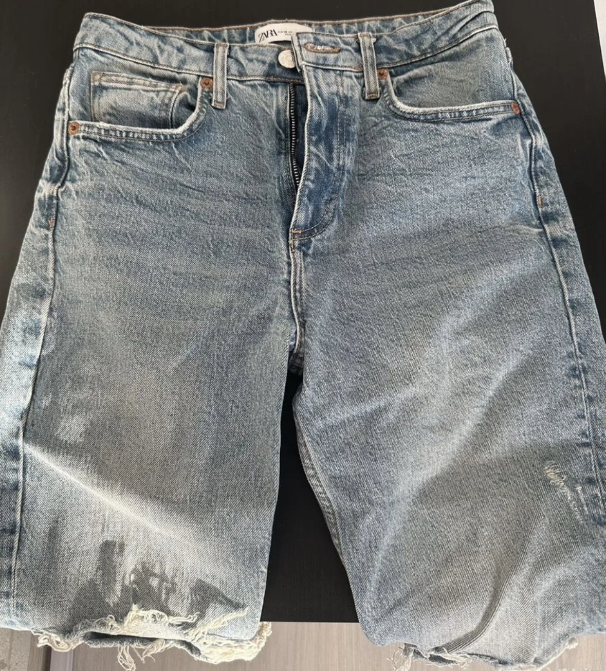 Джинсы zara mom fit 36 - миниатюра 3