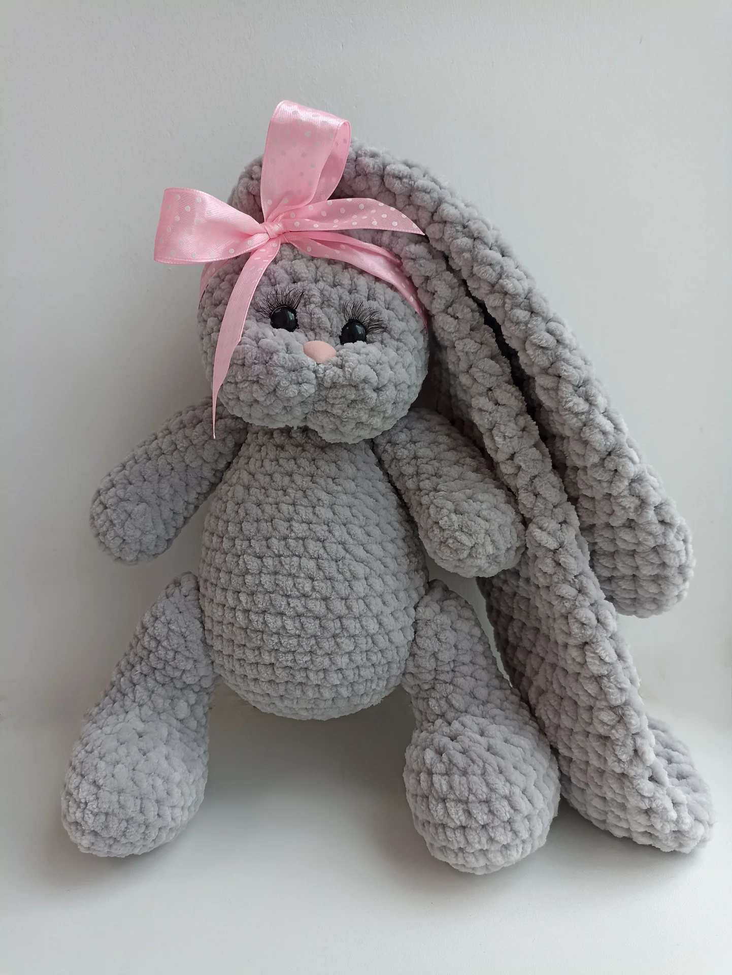 Мягкая игрушка Плюшевый Заяц - миниатюра 5