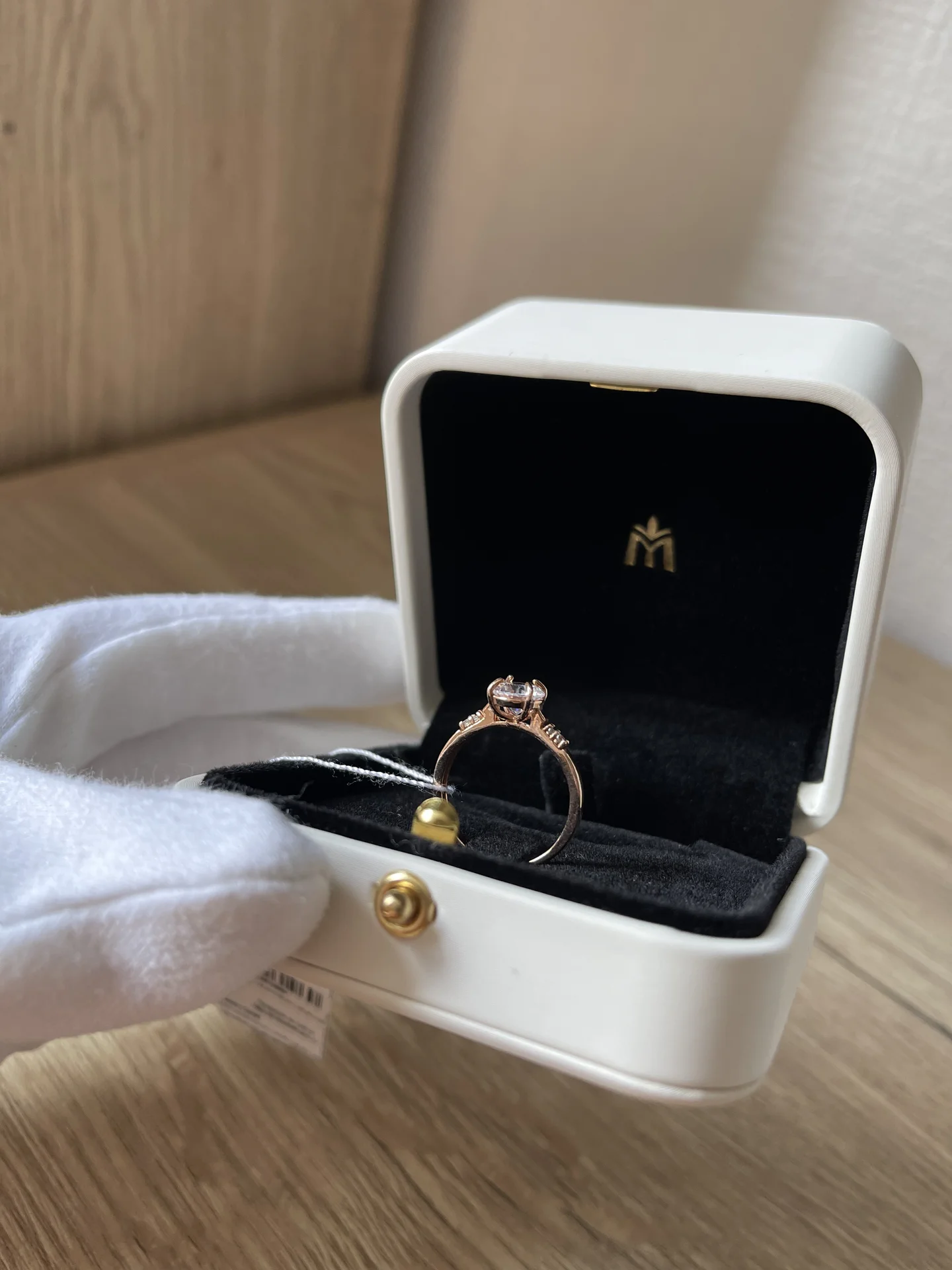 Серебряное кольцо с камнем новое 17,5 размер - миниатюра 4