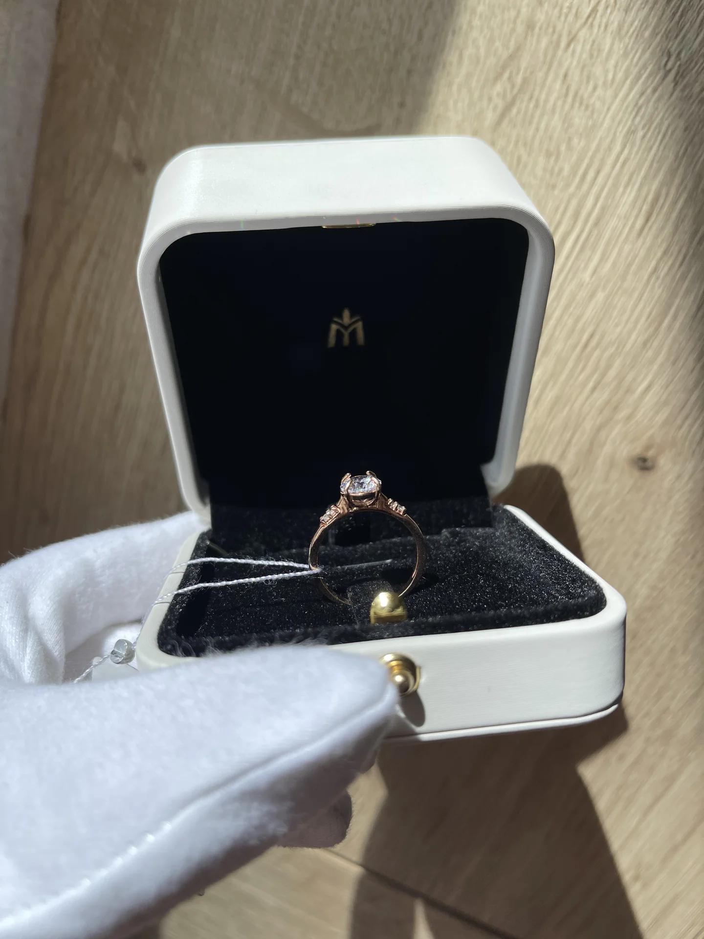 Серебряное кольцо с камнем новое 17,5 размер - миниатюра 7