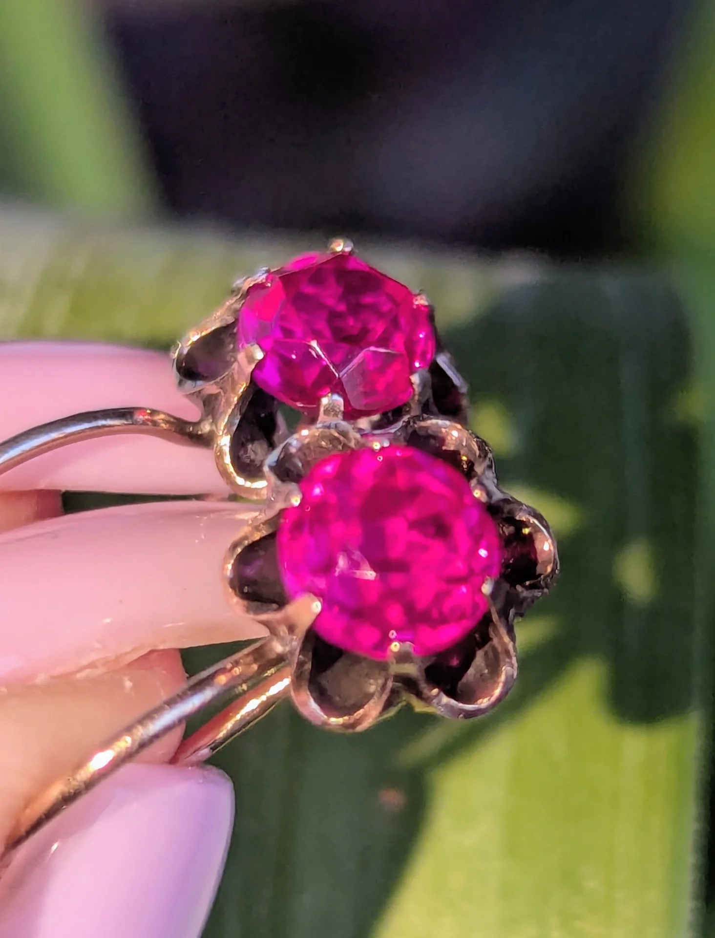 Серебряные серьги СССР, 875 проба - изображение 1