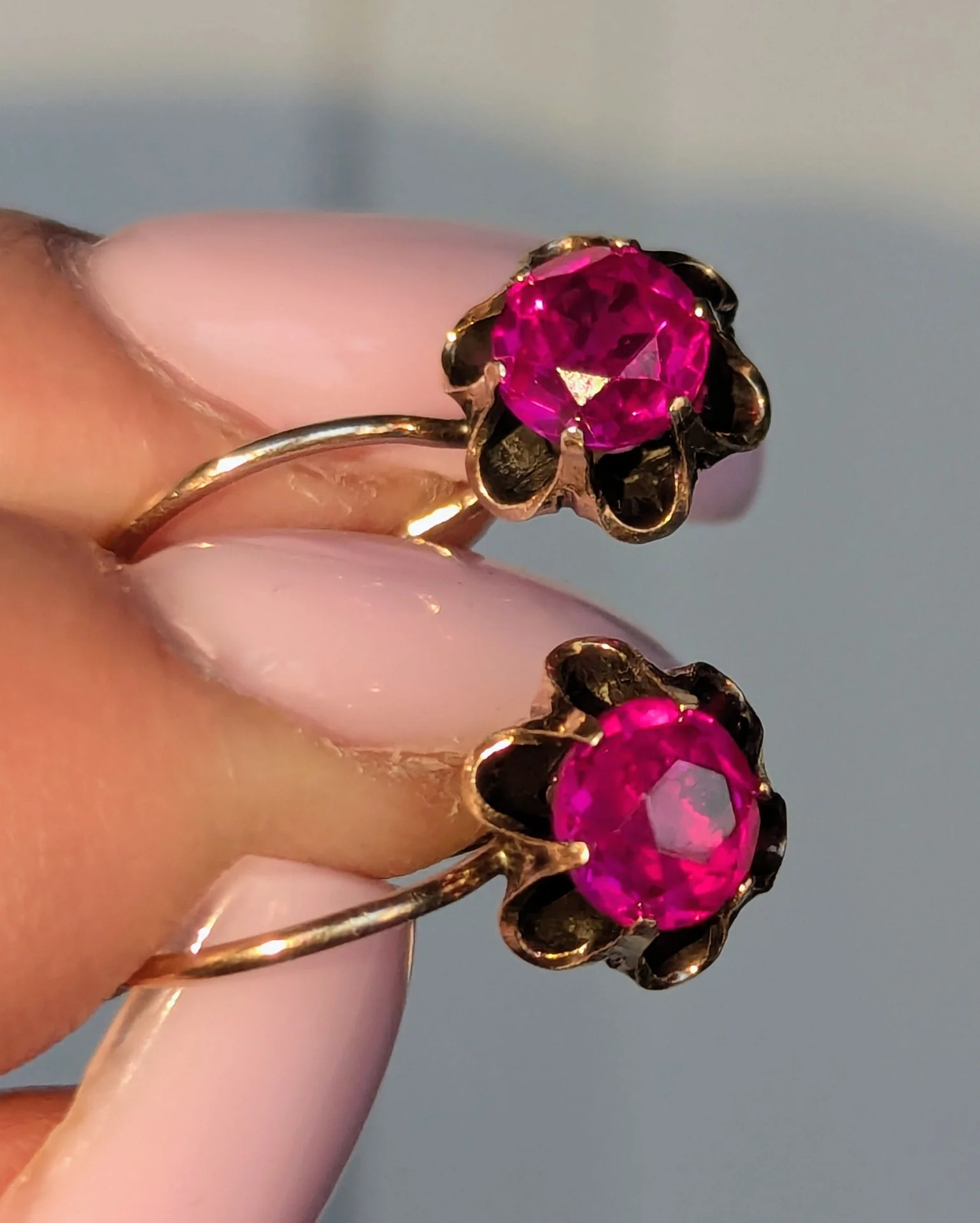 Серебряные серьги СССР, 875 проба - миниатюра 4