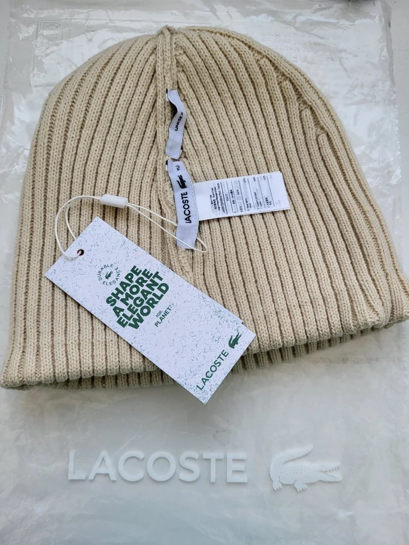 Шапка Lacoste оригинал - миниатюра 2
