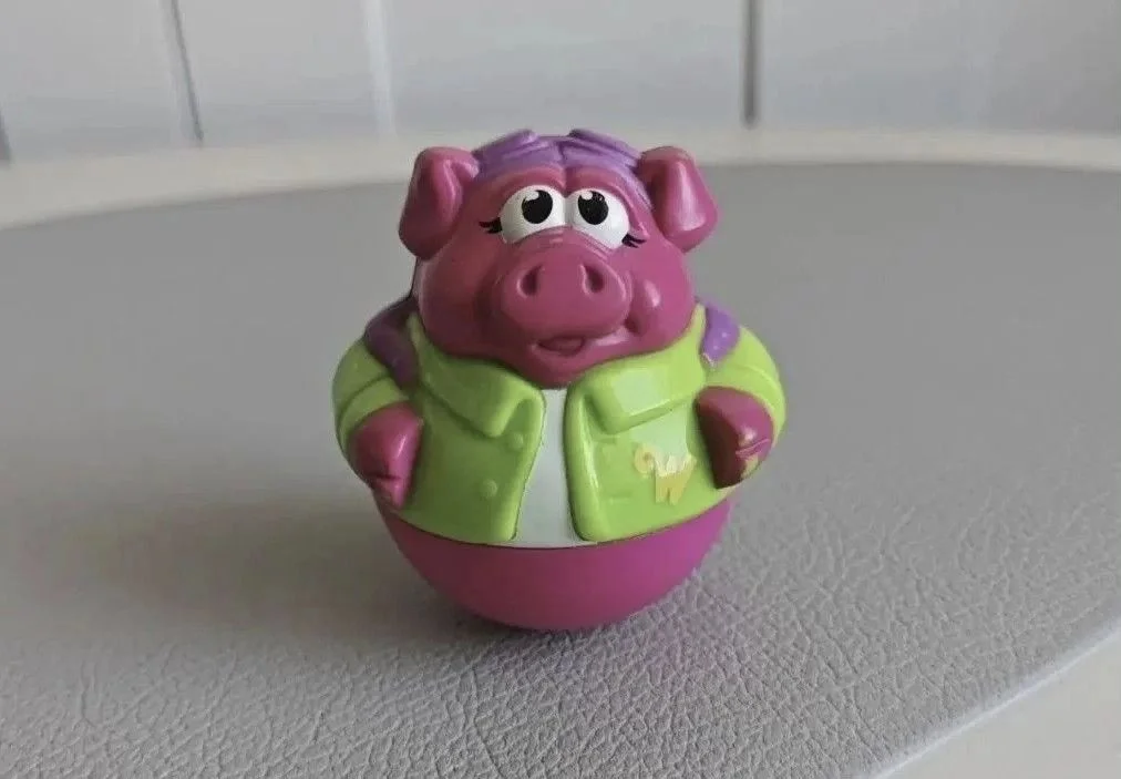 Игрушка неваляшка Hasbro weebles playskool оригина - миниатюра 2
