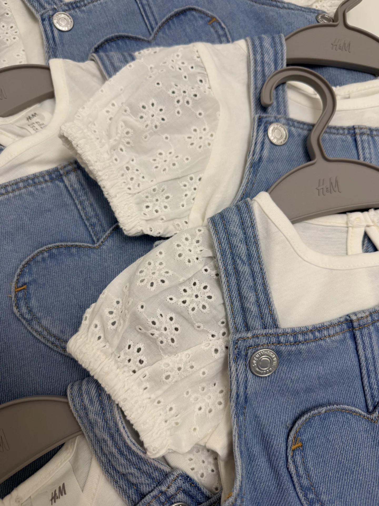 Сарафан комплект с футболкой H&M 68,74,80 - миниатюра 3
