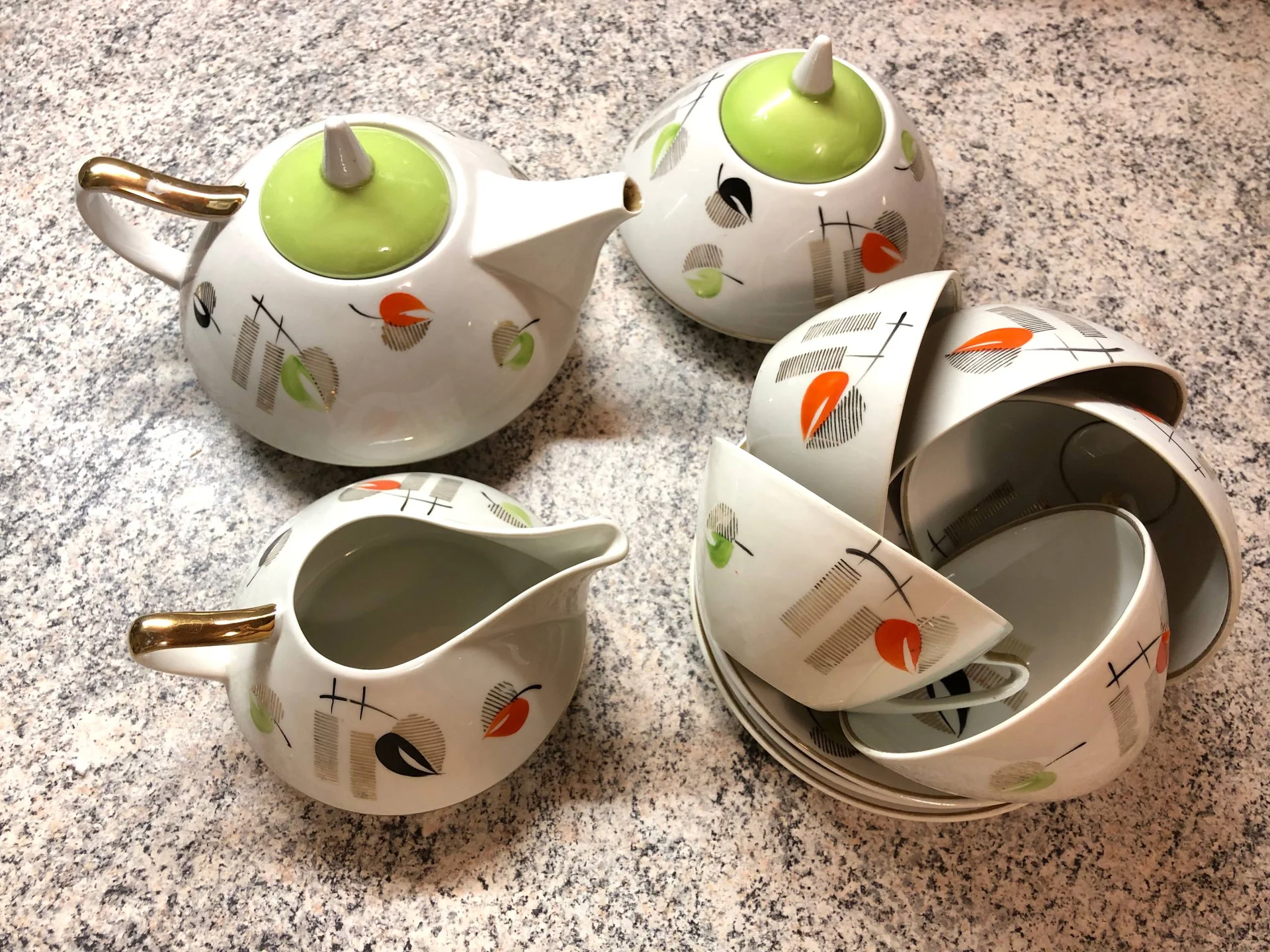 Чайный сервиз Сакта Рига СССР