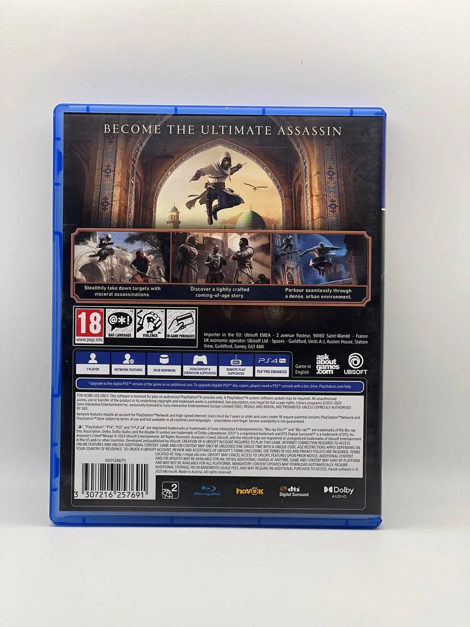 Assassins creed mirage ps4 диск - миниатюра 2