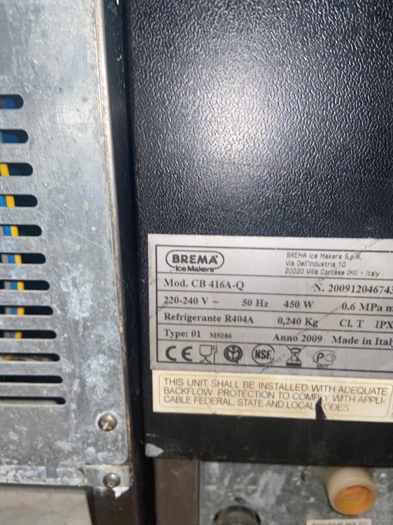 Льдогенератор brema CB 416A-Q - миниатюра 3