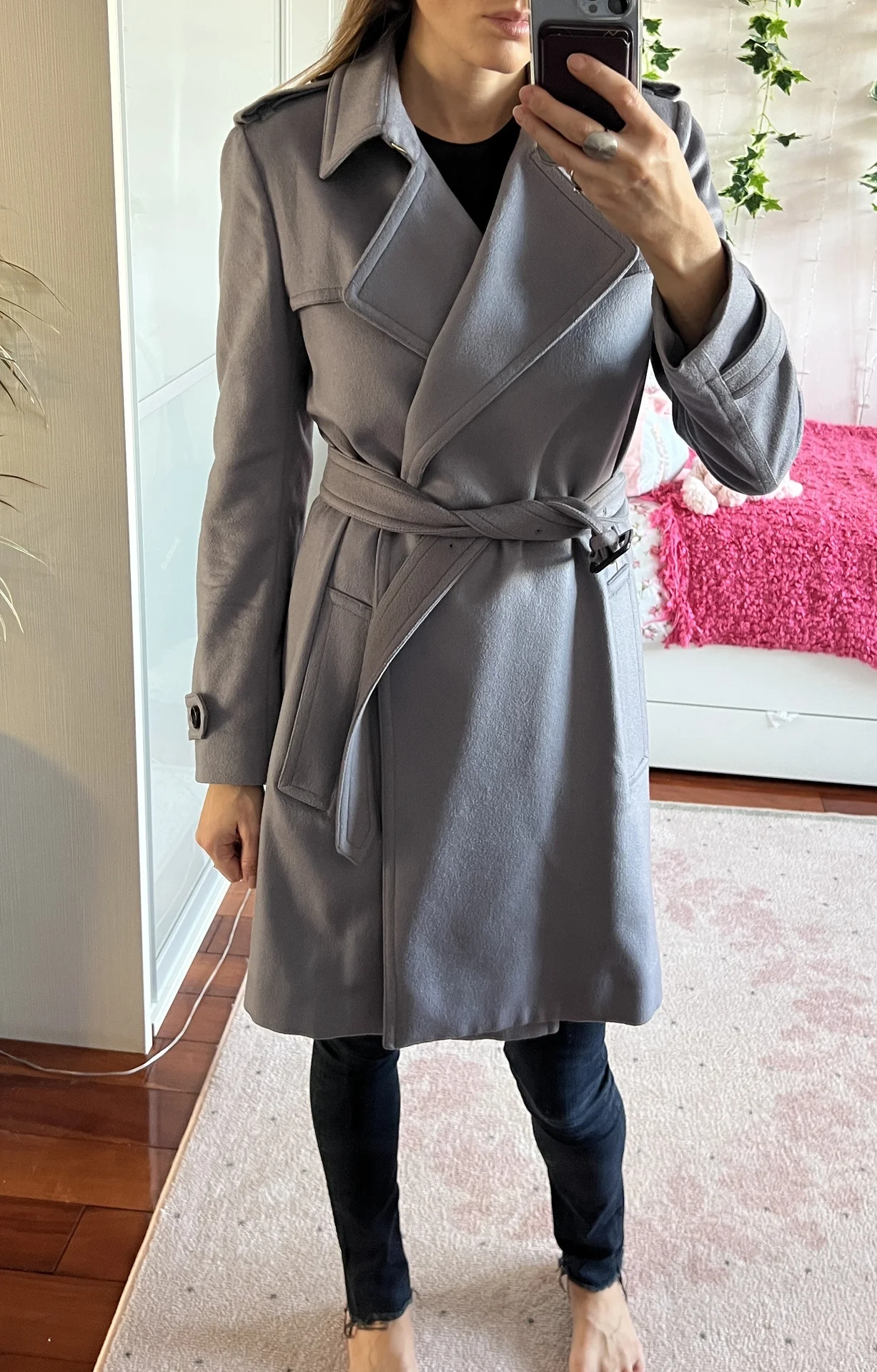 пальто кашемировое Burberry - миниатюра 2