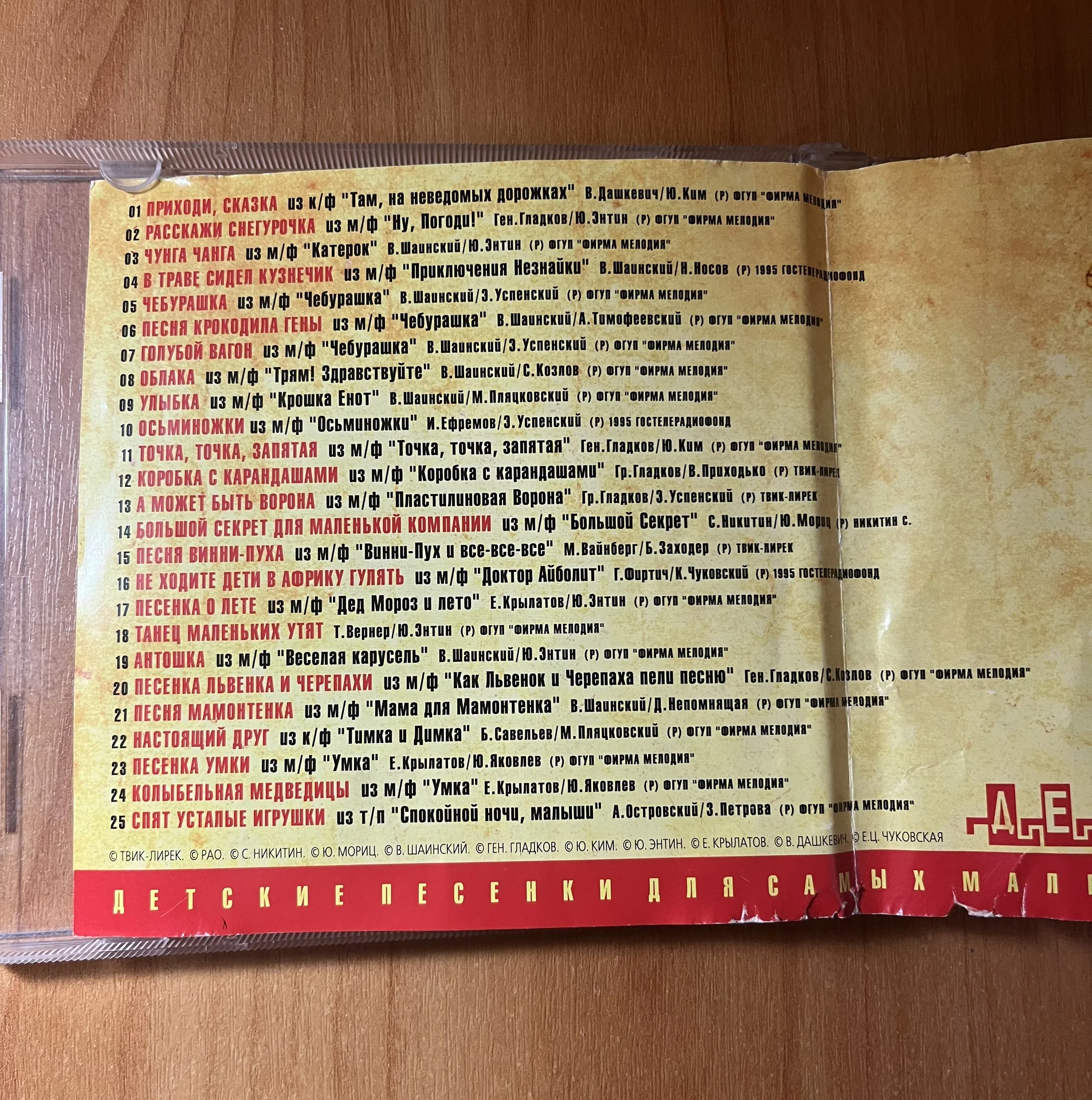CD диск созвездие хитов детские песни - миниатюра 3