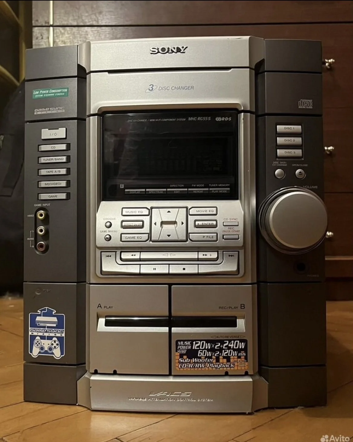 Музыкальный центр Sony HCD-RG55S - изображение 1