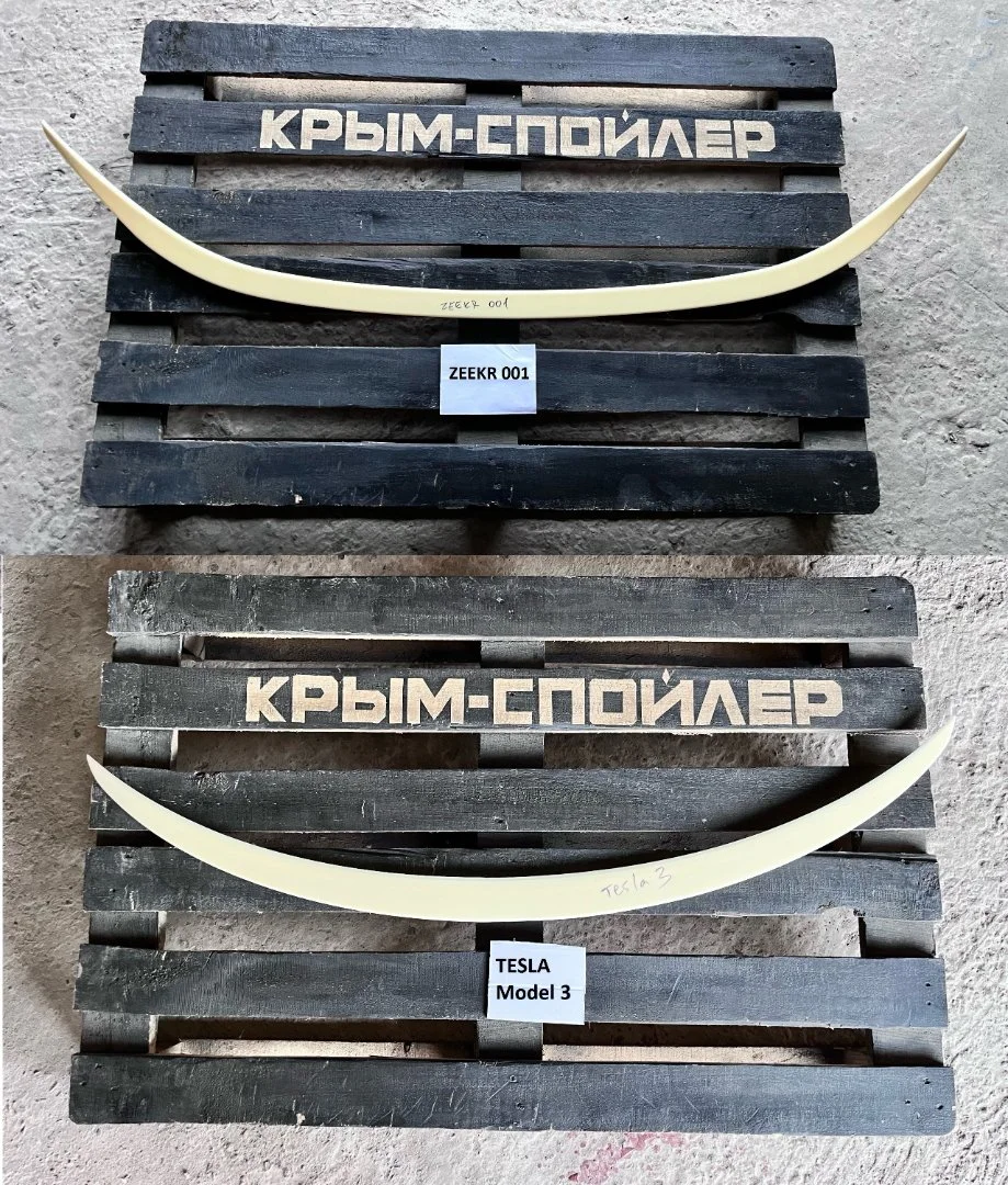 Спойлеры Tesla 3 x y l7 l8 coolray emagrand ss11 - миниатюра 6
