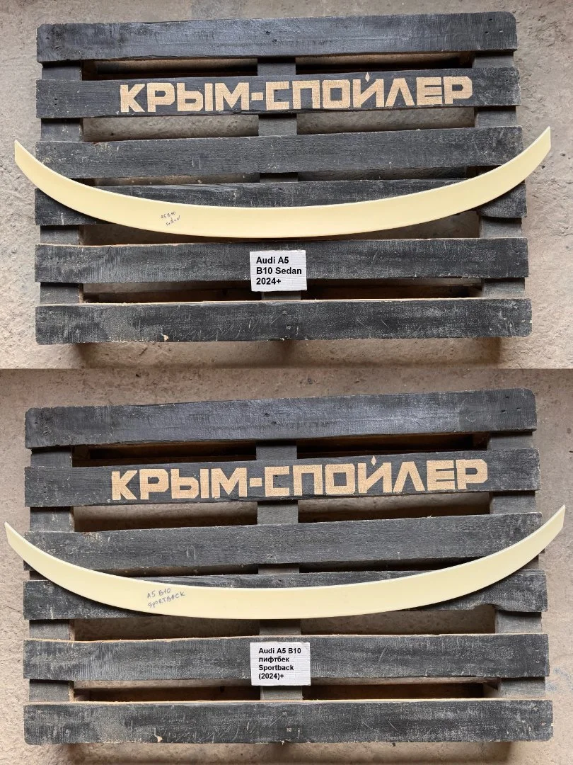 Спойлер Audi A4 B9 A5 8T F5 B10 - миниатюра 6