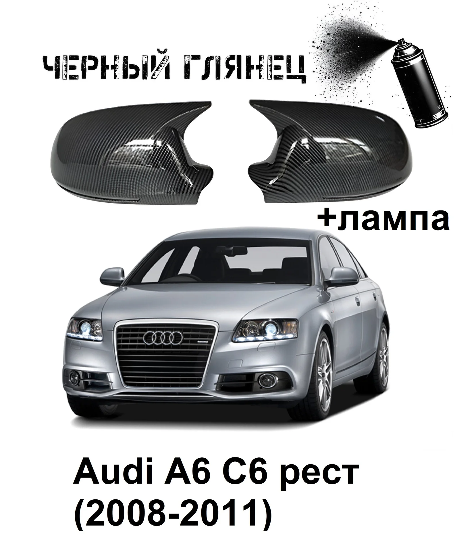 Накладки на зеркала в стиле BMW на Audi и - изображение 1