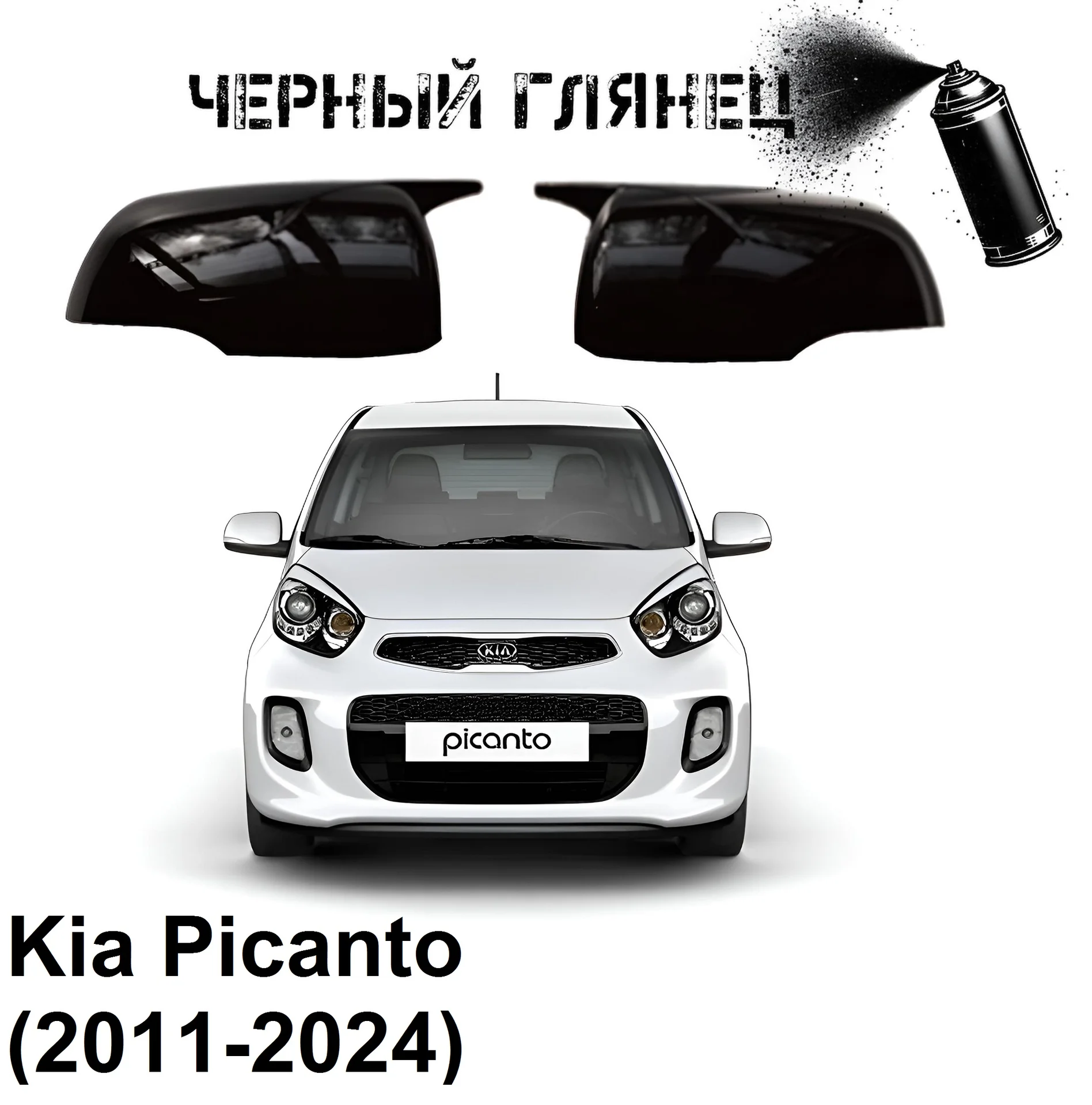 Накладки на зеркала в стиле BMW на KIA - миниатюра 2