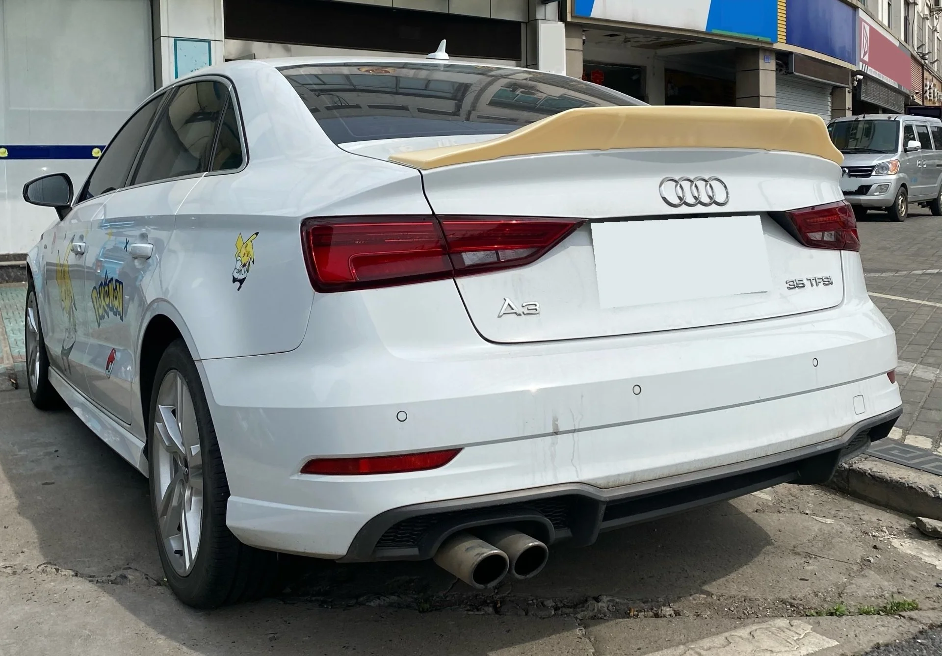 Спойлер Audi A3 8V стиль R-style - миниатюра 7