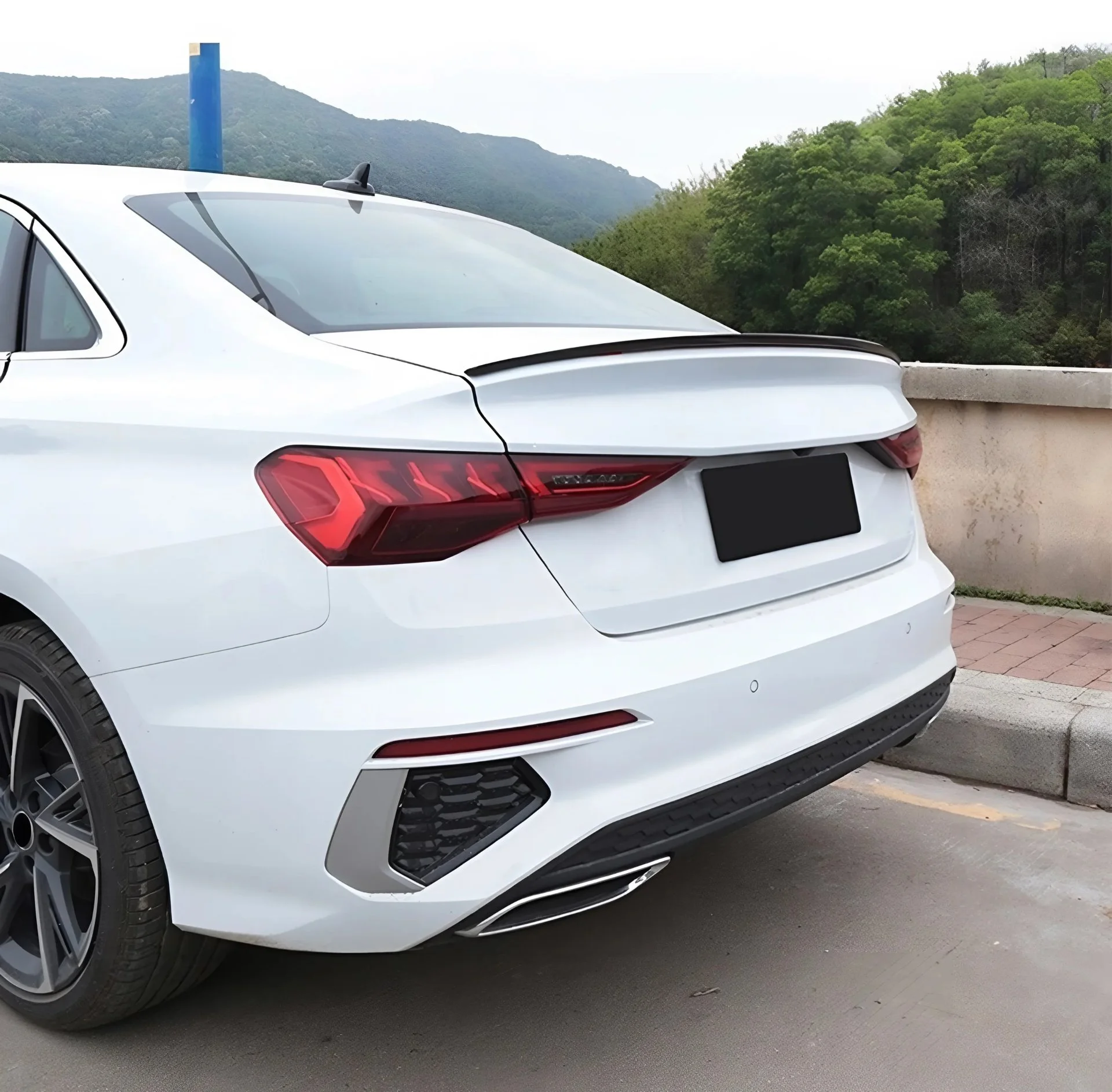 Спойлеры Audi A3 8y седан стиль S3 - миниатюра 6