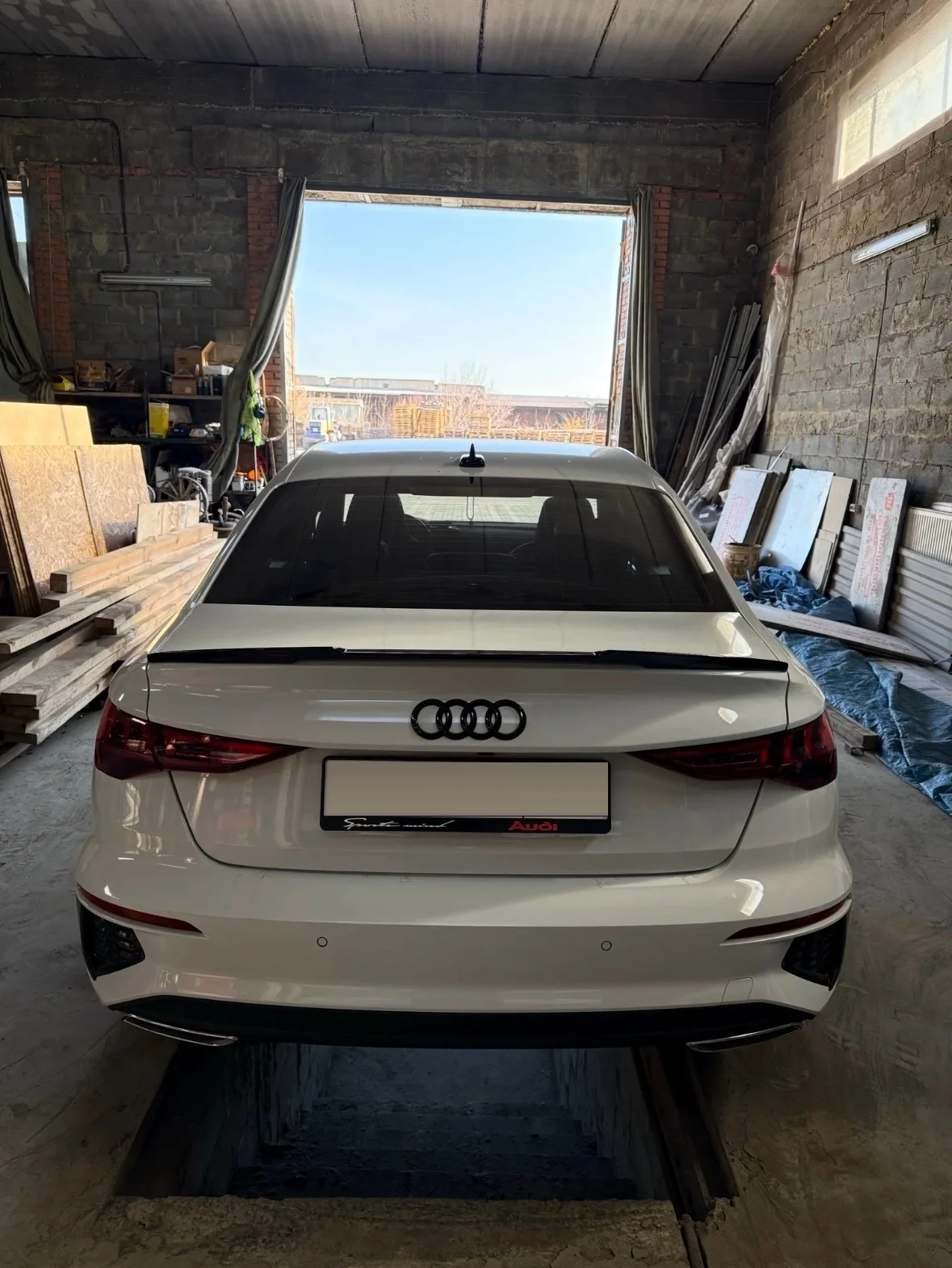 Сопойлеры Audi A3 8Y седан стиль M4 - миниатюра 3