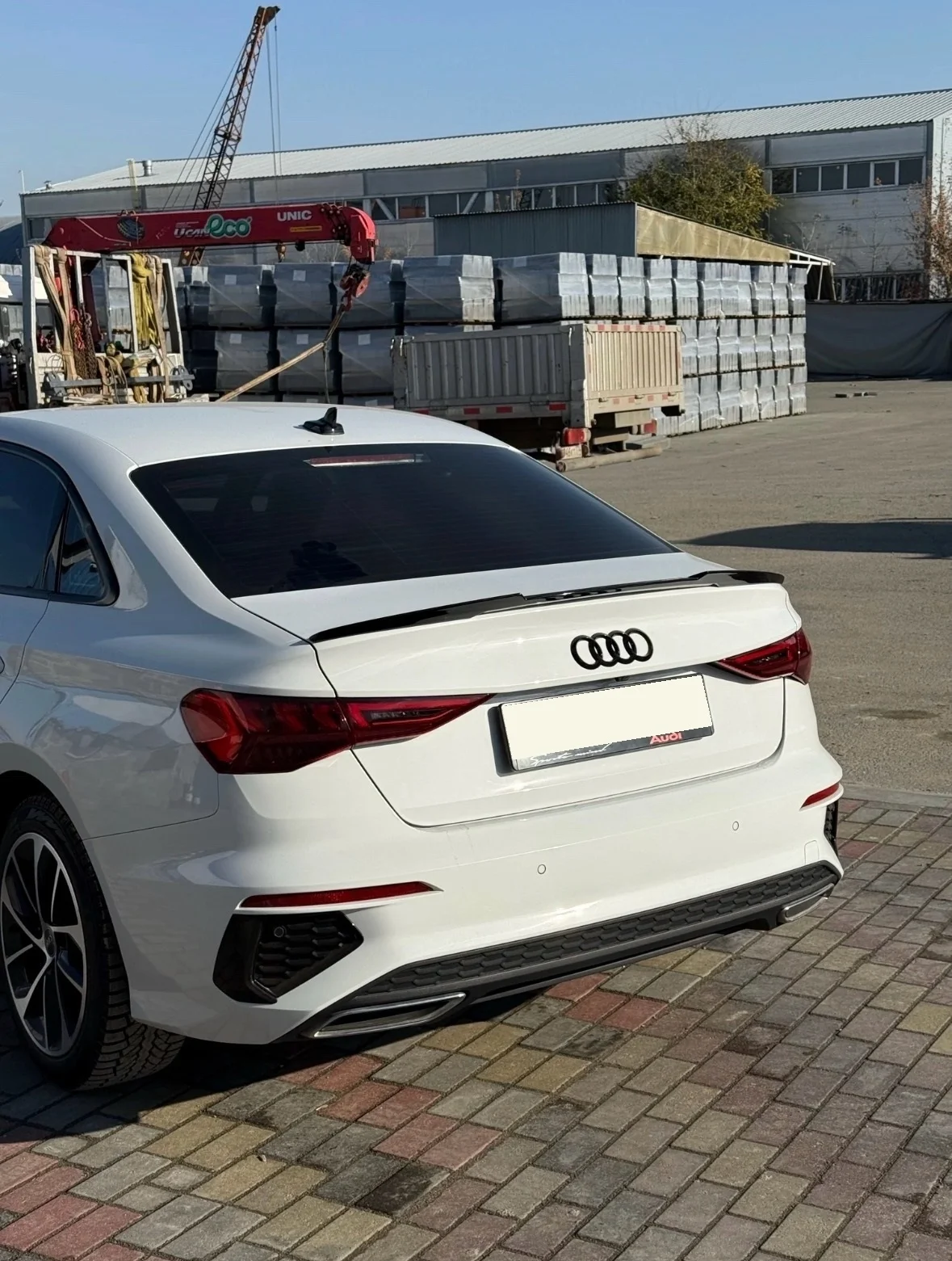 Сопойлеры Audi A3 8Y седан стиль M4 - миниатюра 8