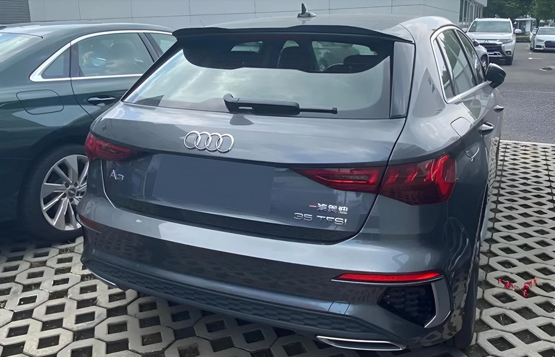 Спойлеры Audi A3 8Y хэтчбек стиль MAXTON - миниатюра 4