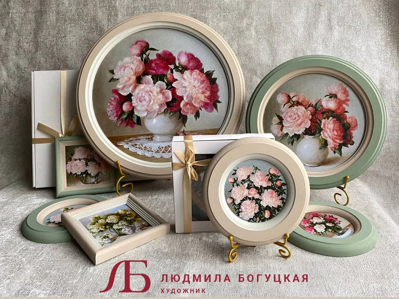 Круглые картины на холсте от художника - изображение 1
