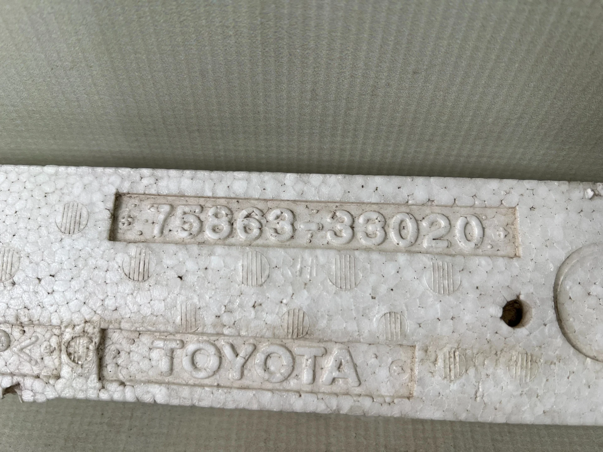 Toyota Camry V50 11- Пенопласт порога правый - миниатюра 5