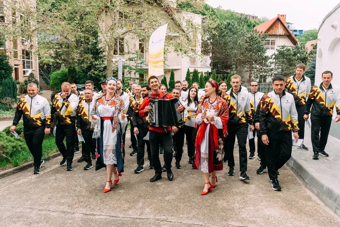 Казачий ансамбль, хор, артисты на праздник - миниатюра 16