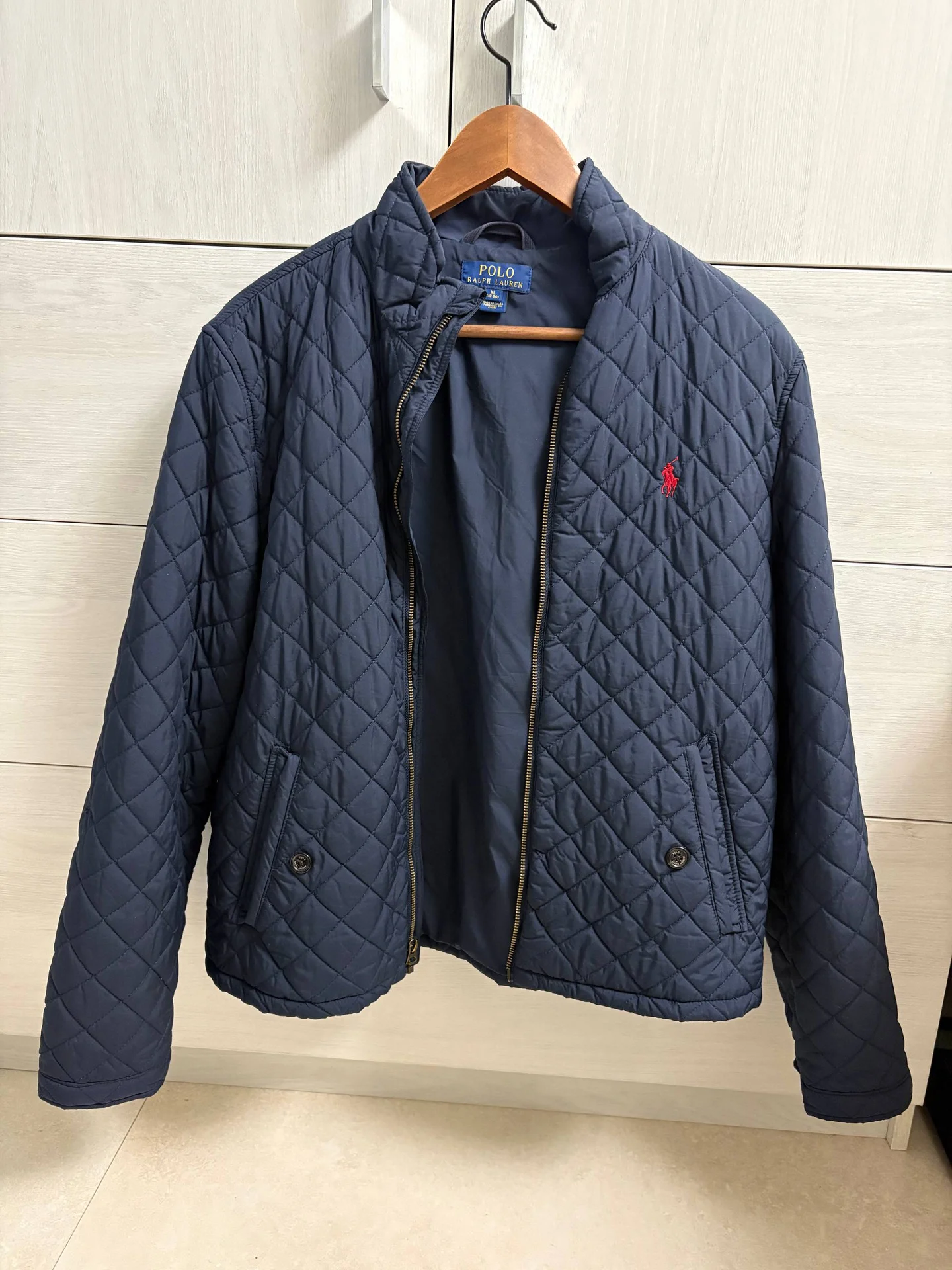 Куртка Polo Ralph Lauren (оригинал), стёганая, тёмно-синяя, размер S - миниатюра 2
