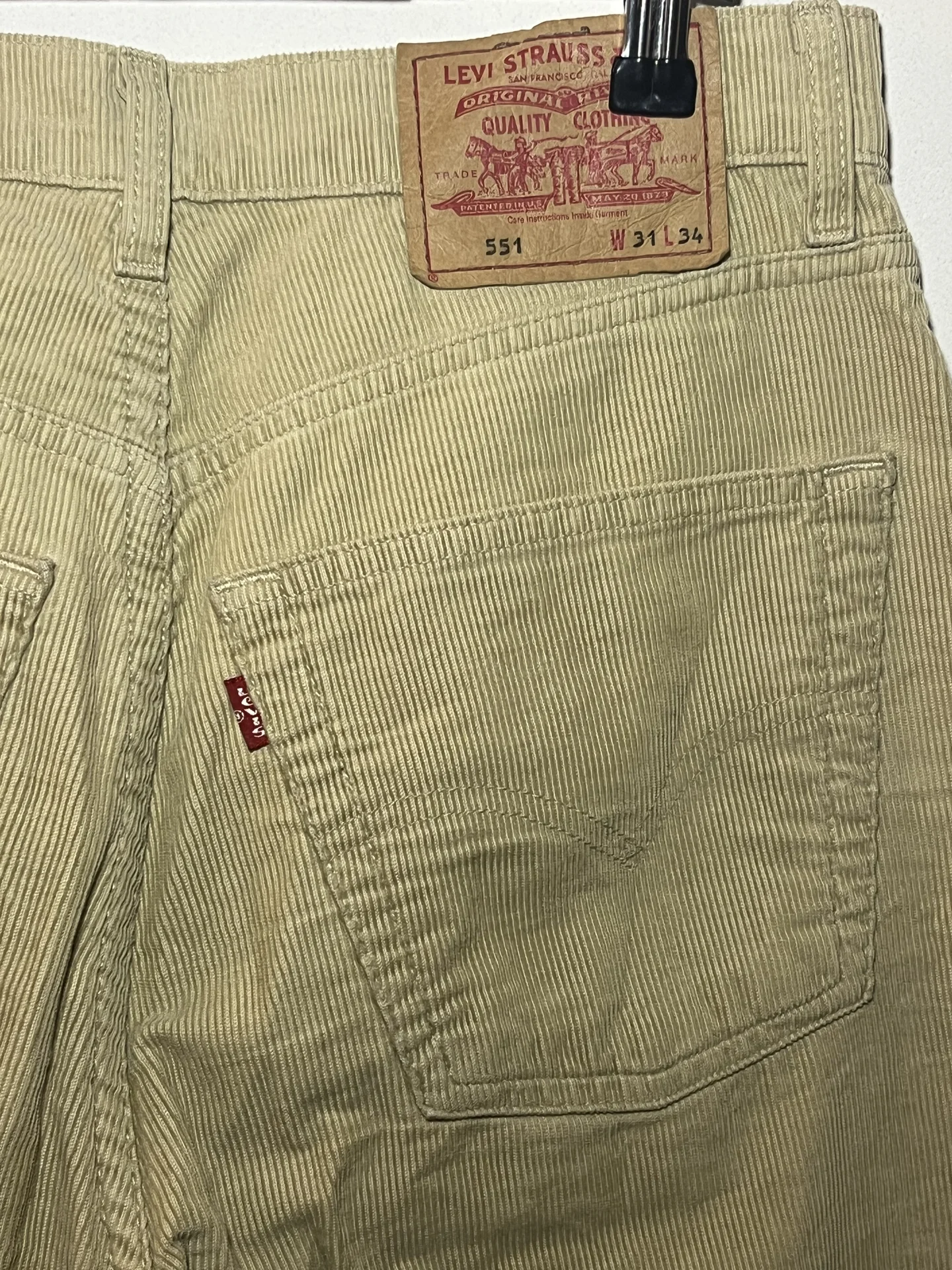 Vintage Levi’s 510 Velvet Pants - миниатюра 4
